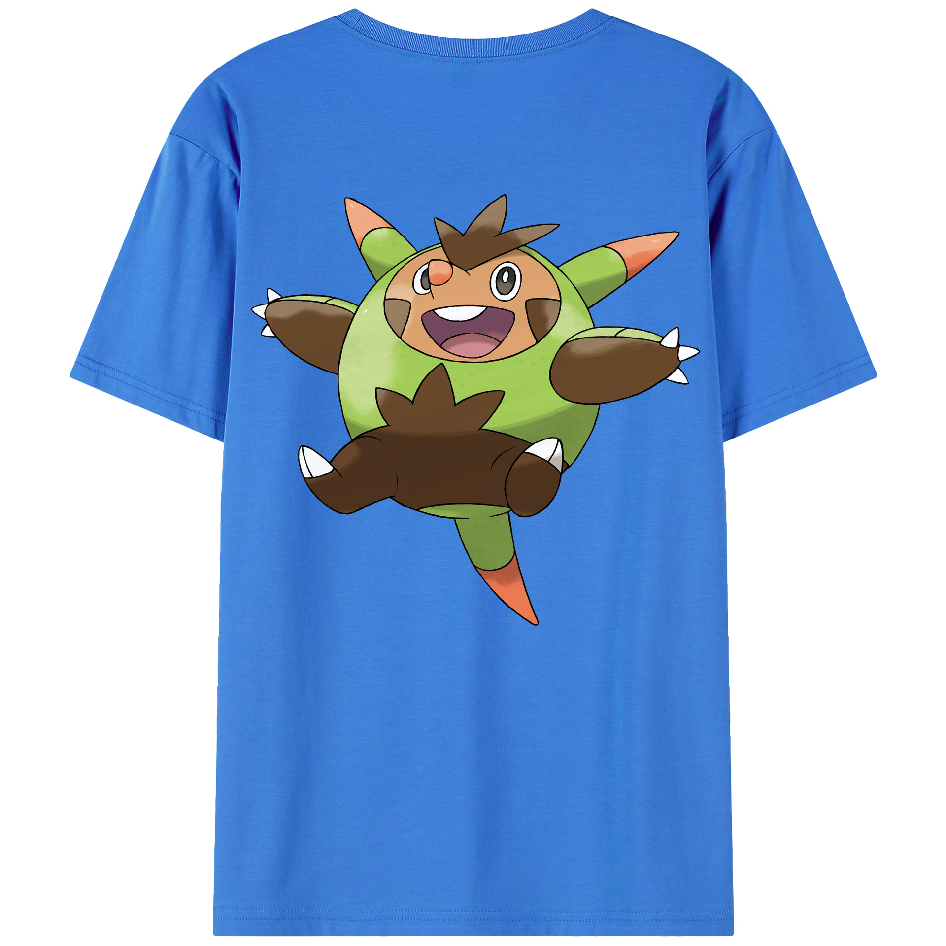 （画像用） ポケットモンスター Pokémon 綿100％ メンズ半袖Tシャツ（バックプリント） 通気性