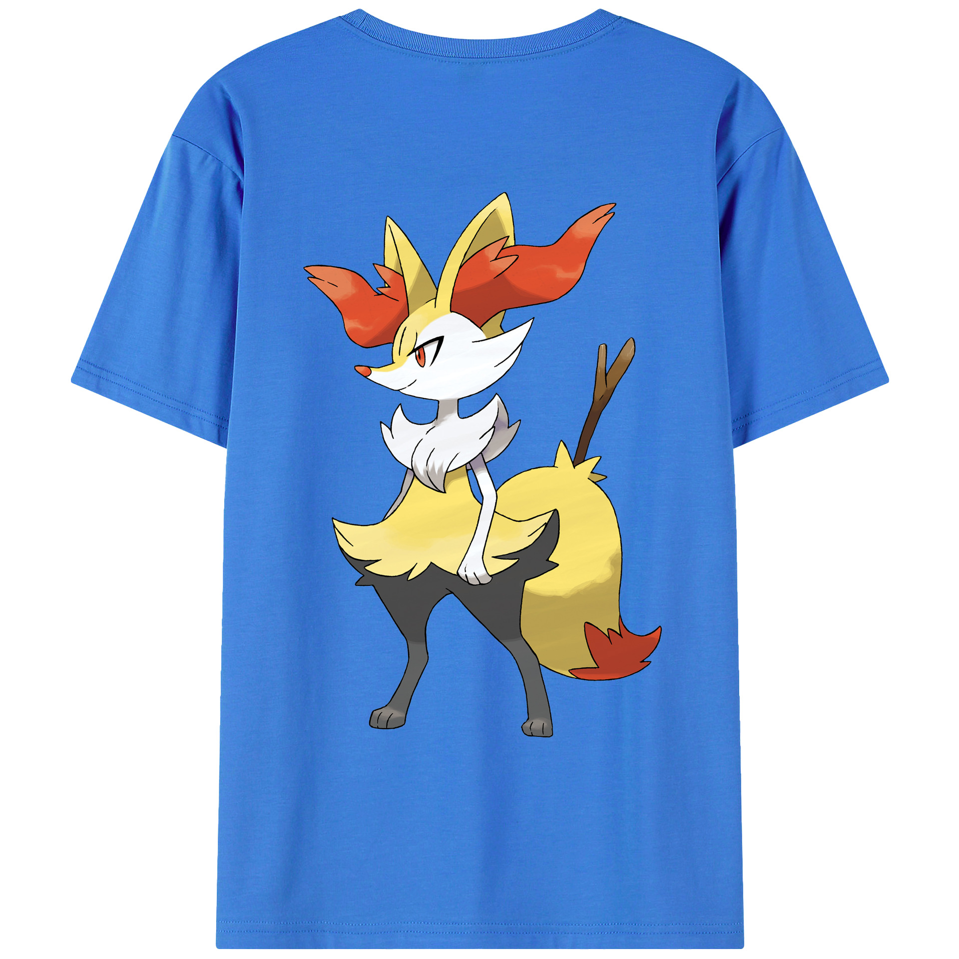 （画像用） ポケットモンスター Pokémon 綿100％ メンズ半袖Tシャツ（バックプリント） 通気性
