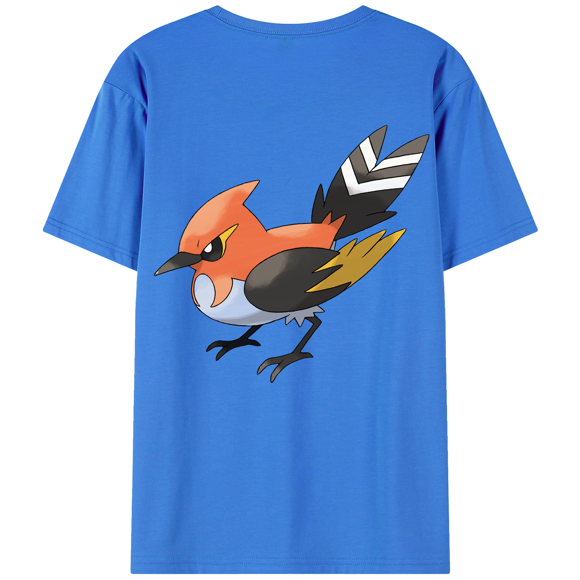 （画像用） ポケットモンスター Pokémon 綿100％ メンズ半袖Tシャツ（バックプリント） 通気性
