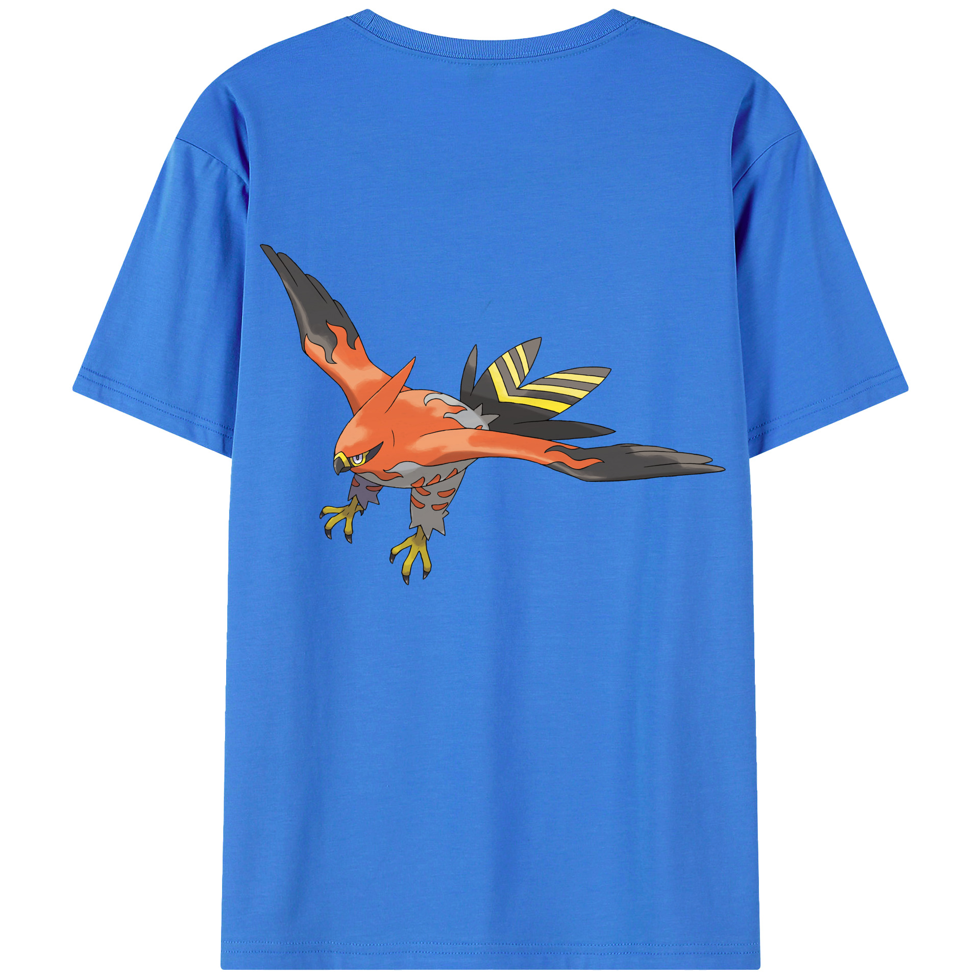 （画像用） ポケットモンスター Pokémon 綿100％ メンズ半袖Tシャツ（バックプリント） 通気性