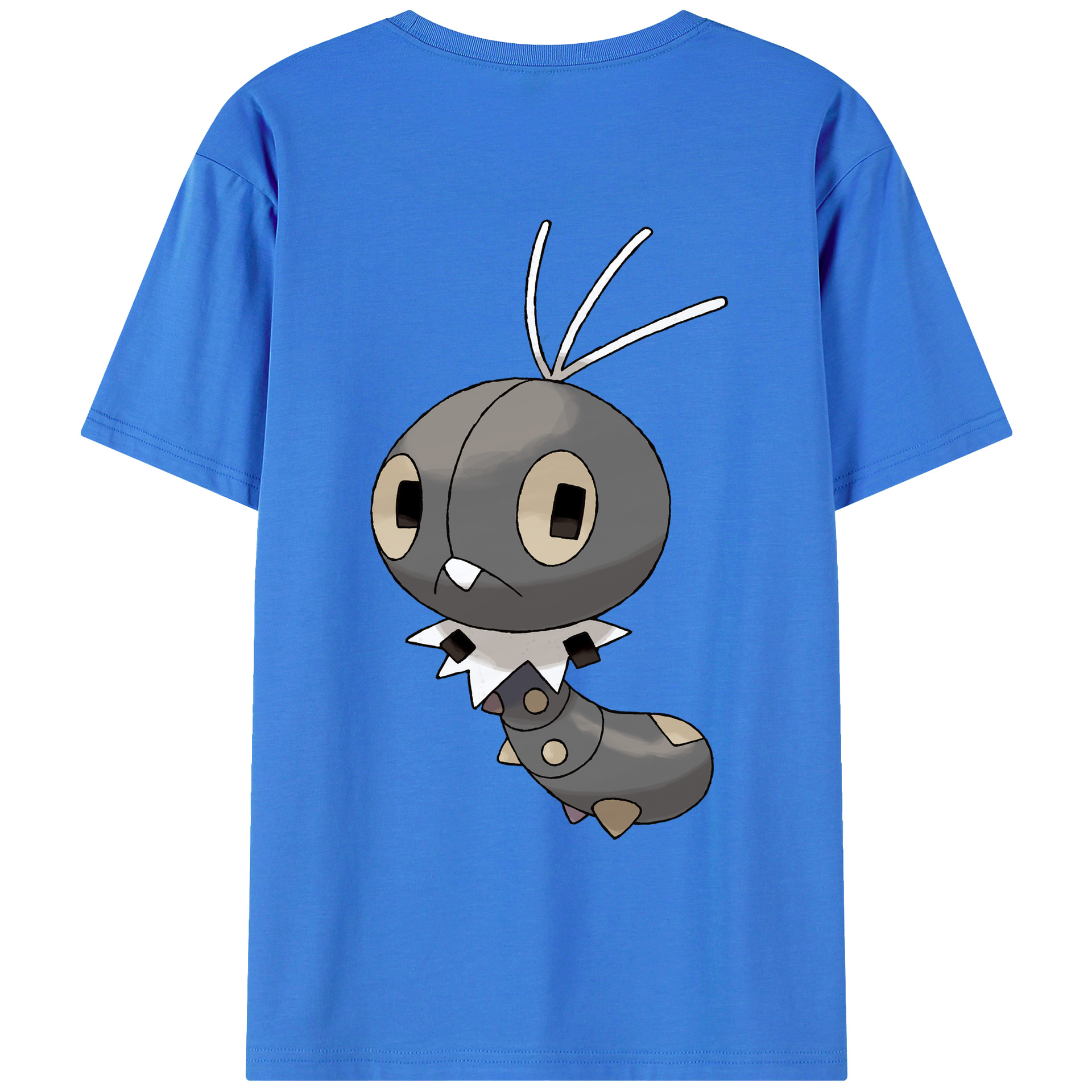 （画像用） ポケットモンスター Pokémon 綿100％ メンズ半袖Tシャツ（バックプリント） 通気性