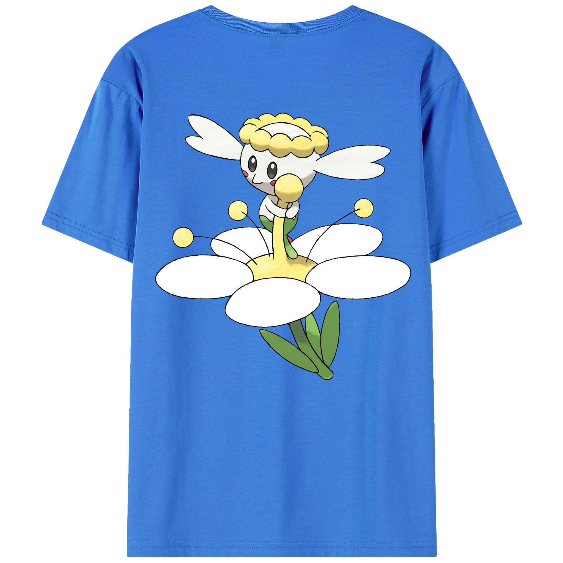 （画像用） ポケットモンスター Pokémon 綿100％ メンズ半袖Tシャツ（バックプリント） 通気性