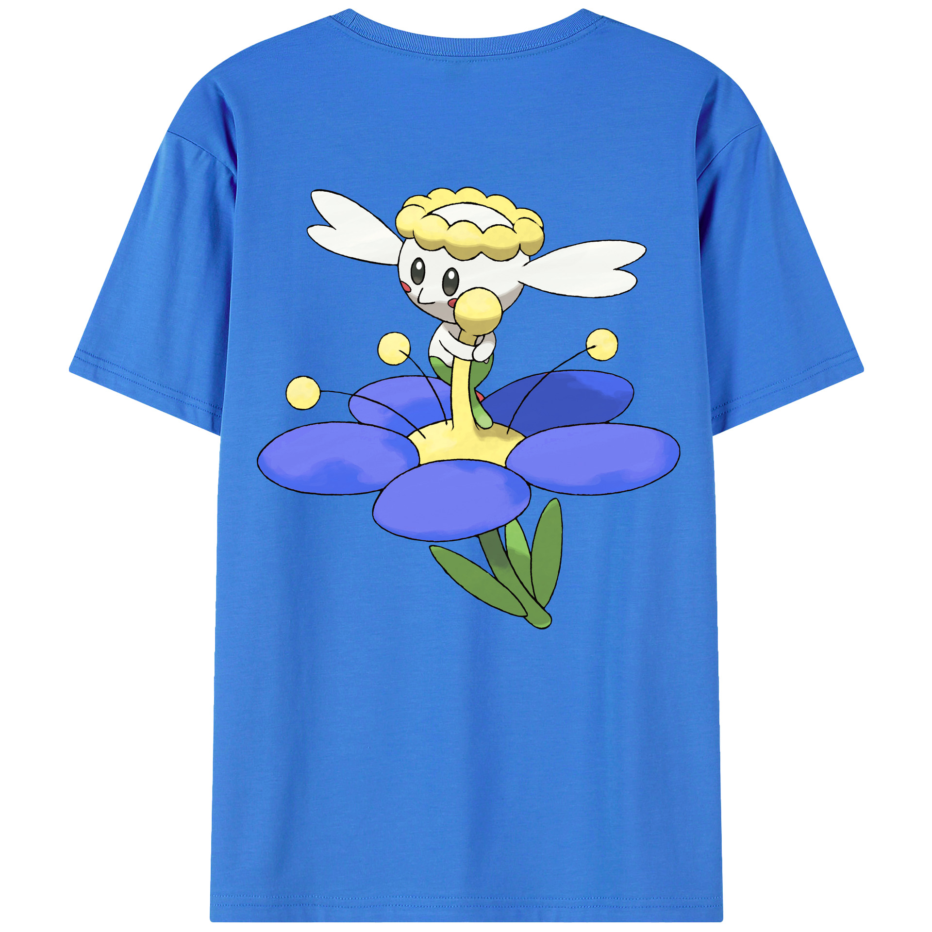 （画像用） ポケットモンスター Pokémon 綿100％ メンズ半袖Tシャツ（バックプリント） 通気性