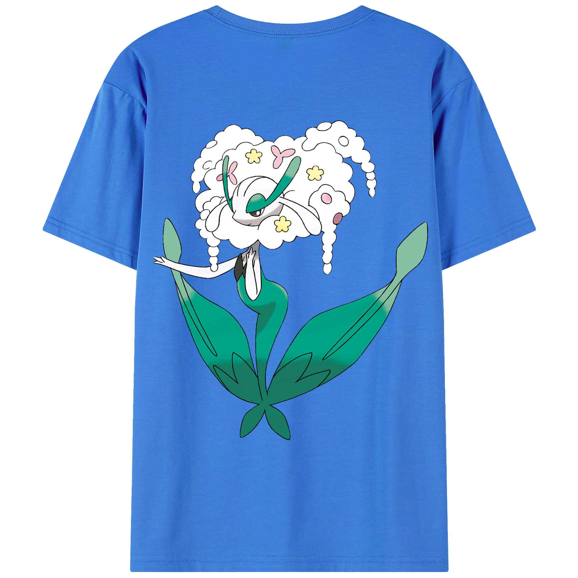 （画像用） ポケットモンスター Pokémon 綿100％ メンズ半袖Tシャツ（バックプリント） 通気性