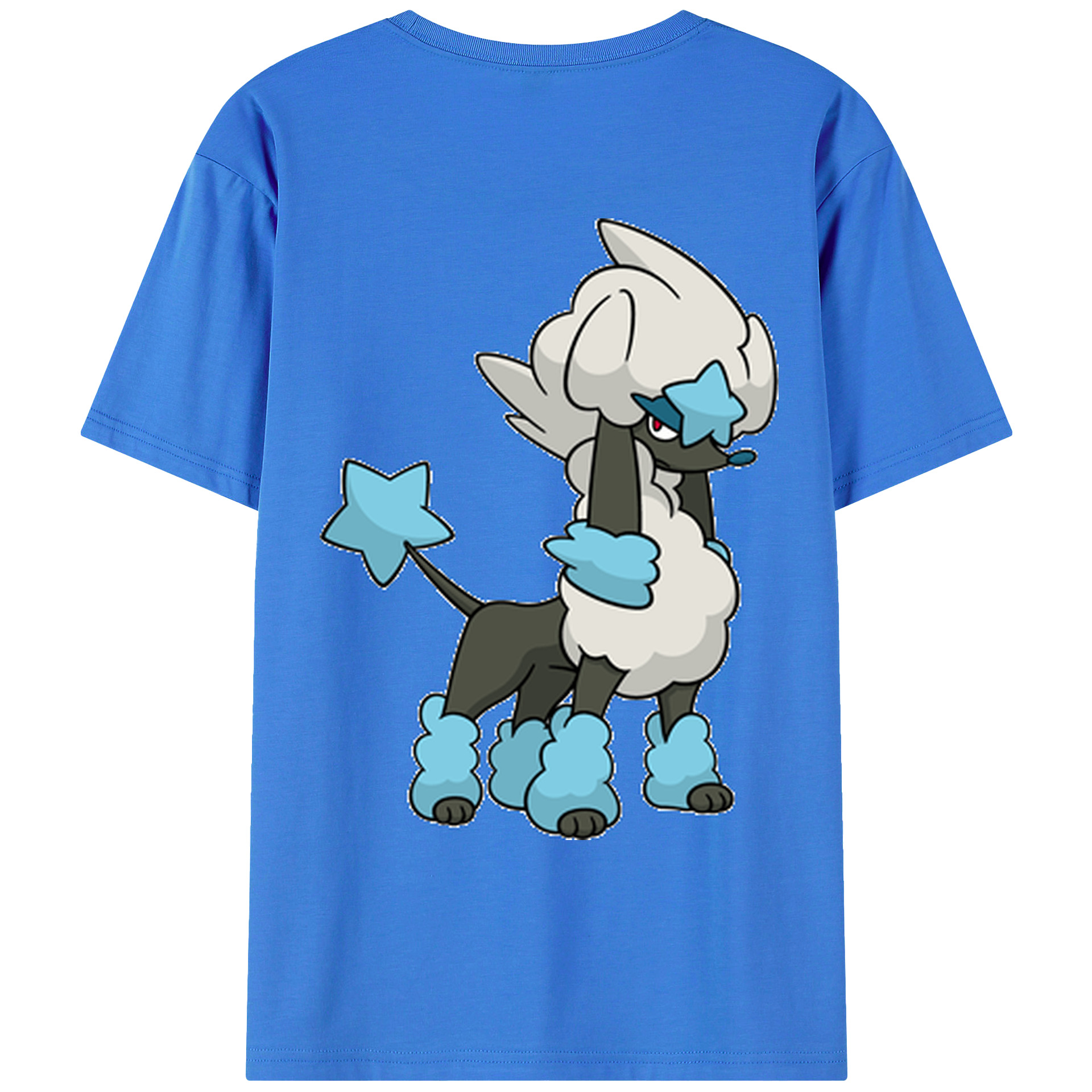 （画像用） ポケットモンスター Pokémon 綿100％ メンズ半袖Tシャツ（バックプリント） 通気性