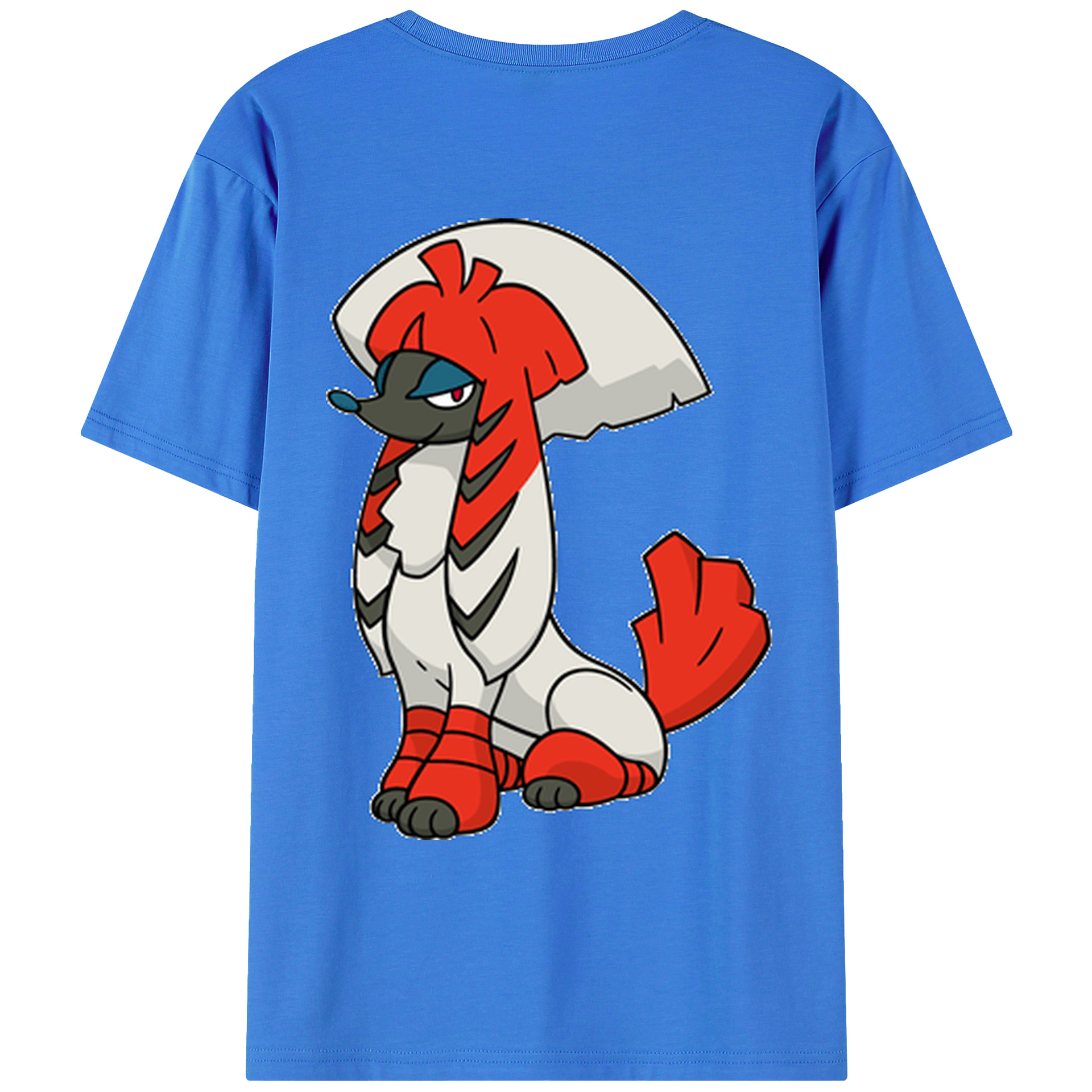 （画像用） ポケットモンスター Pokémon 綿100％ メンズ半袖Tシャツ（バックプリント） 通気性