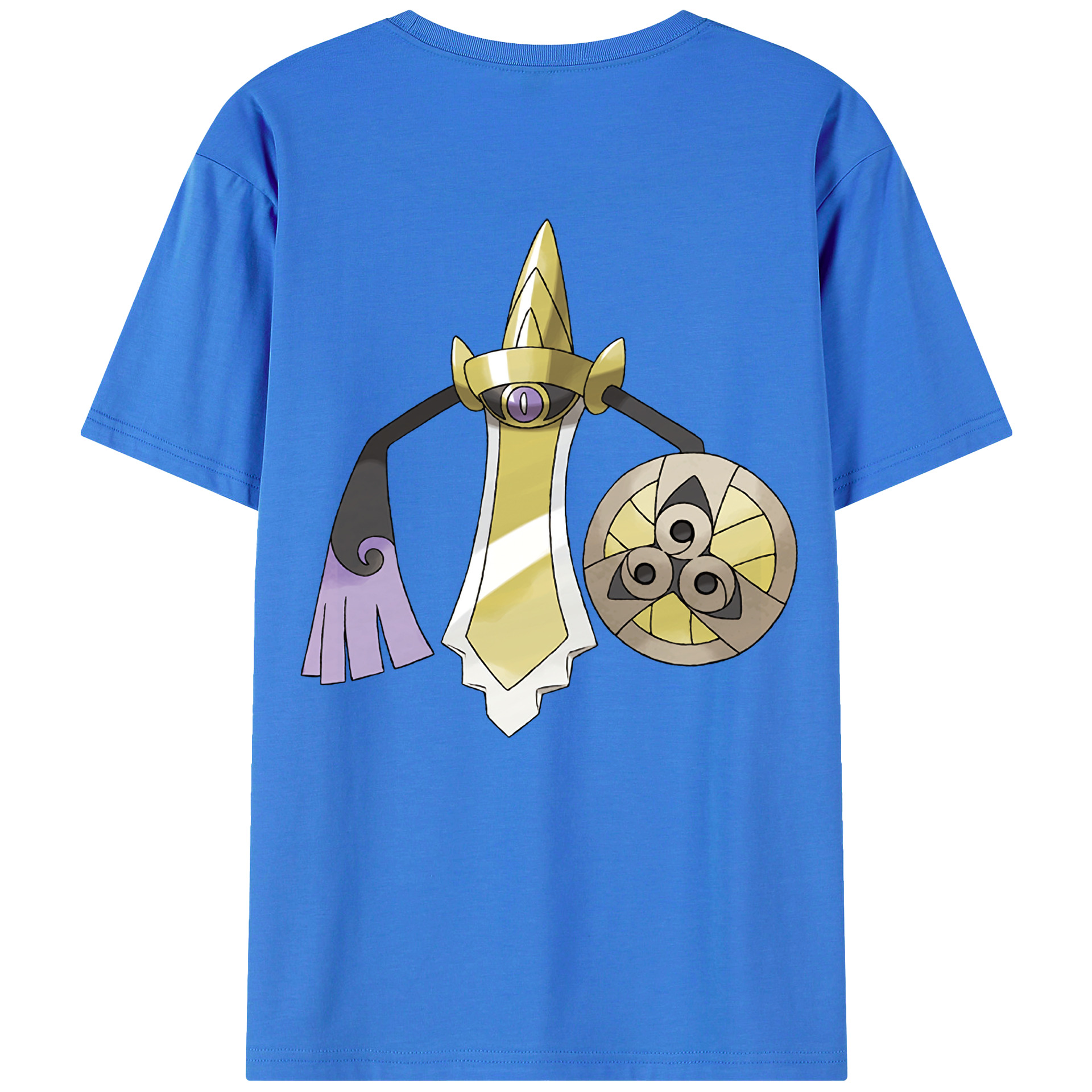 （画像用） ポケットモンスター Pokémon 綿100％ メンズ半袖Tシャツ（バックプリント） 通気性