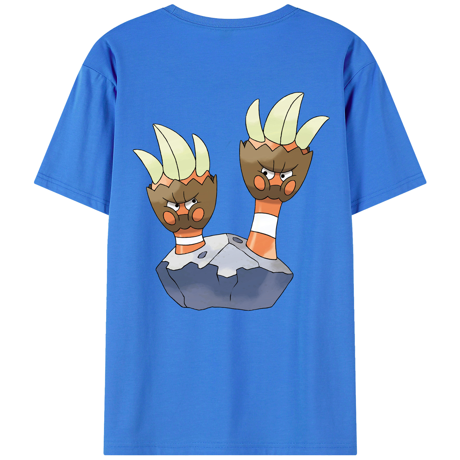 （画像用） ポケットモンスター Pokémon 綿100％ メンズ半袖Tシャツ（バックプリント） 通気性