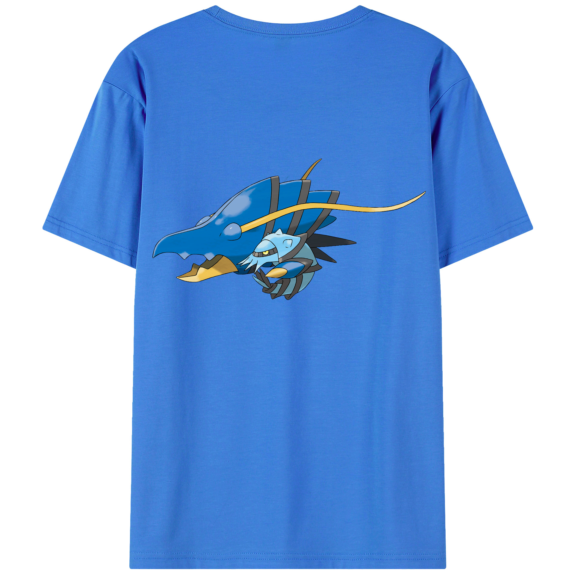 （画像用） ポケットモンスター Pokémon 綿100％ メンズ半袖Tシャツ（バックプリント） 通気性