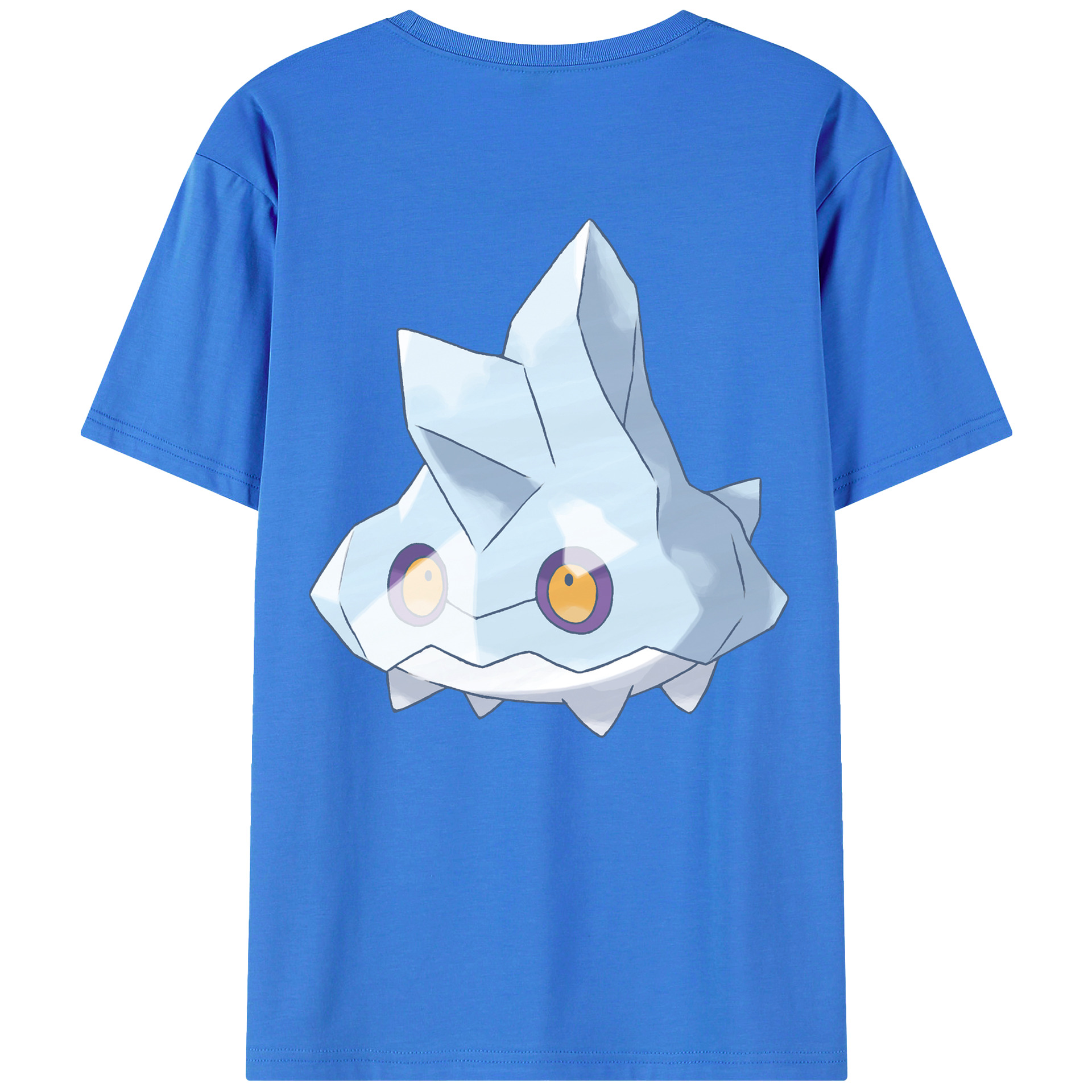 （画像用） ポケットモンスター Pokémon 綿100％ メンズ半袖Tシャツ（バックプリント） 通気性