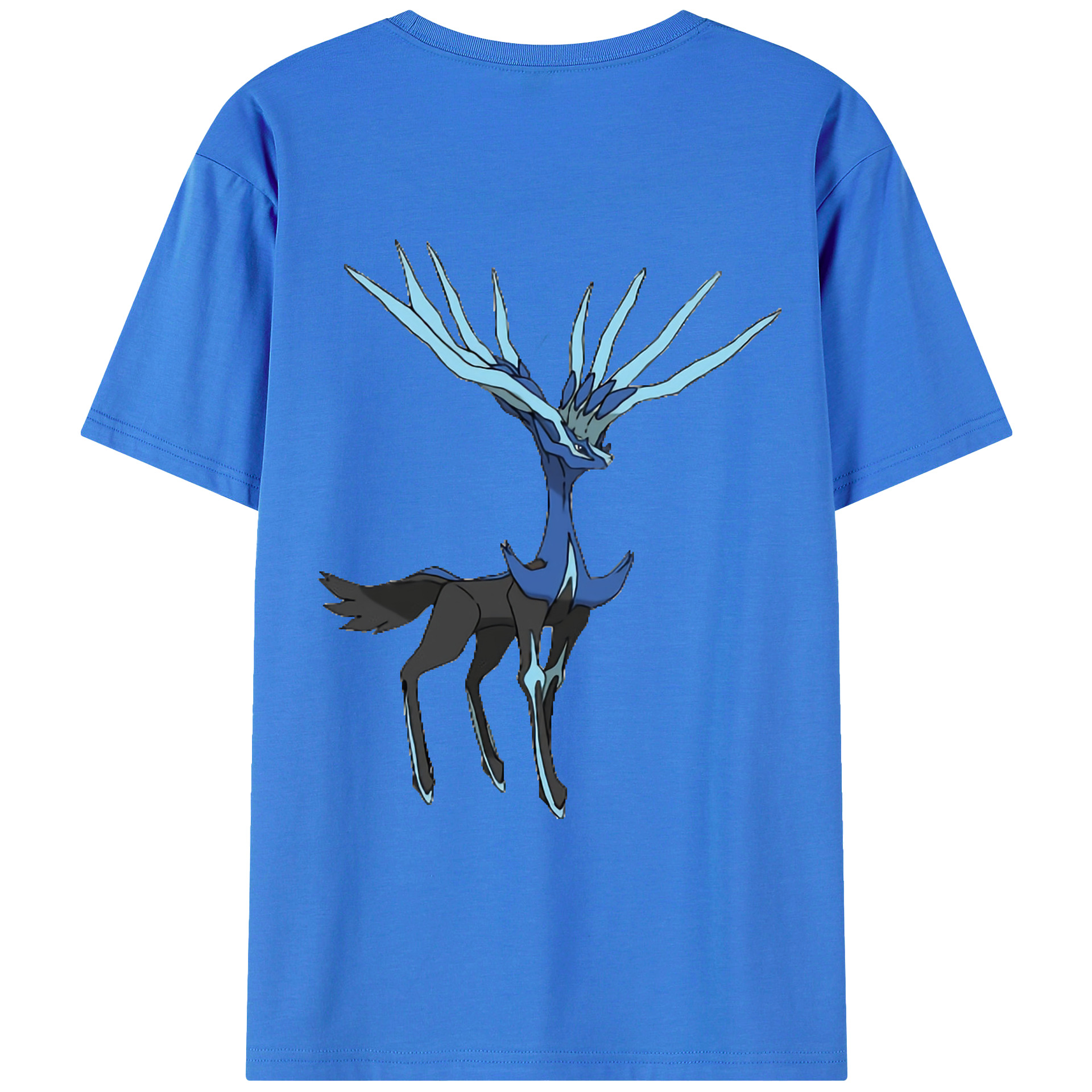 （画像用） ポケットモンスター Pokémon 綿100％ メンズ半袖Tシャツ（バックプリント） 通気性