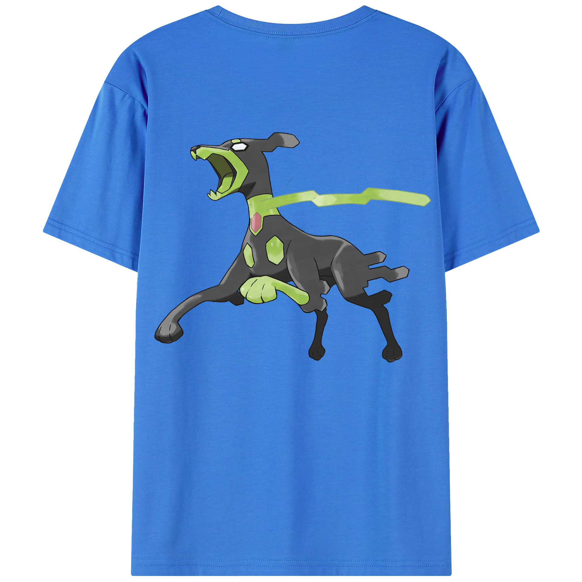 （画像用） ポケットモンスター Pokémon 綿100％ メンズ半袖Tシャツ（バックプリント） 通気性