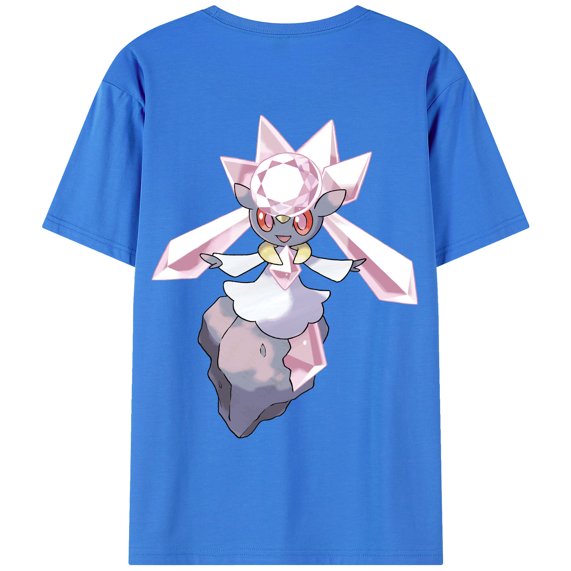 （画像用） ポケットモンスター Pokémon 綿100％ メンズ半袖Tシャツ（バックプリント） 通気性