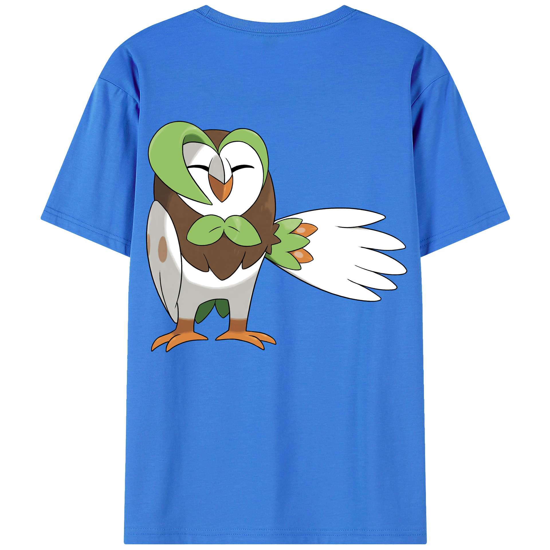 （画像用） ポケットモンスター Pokémon 綿100％ メンズ半袖Tシャツ（バックプリント） 通気性