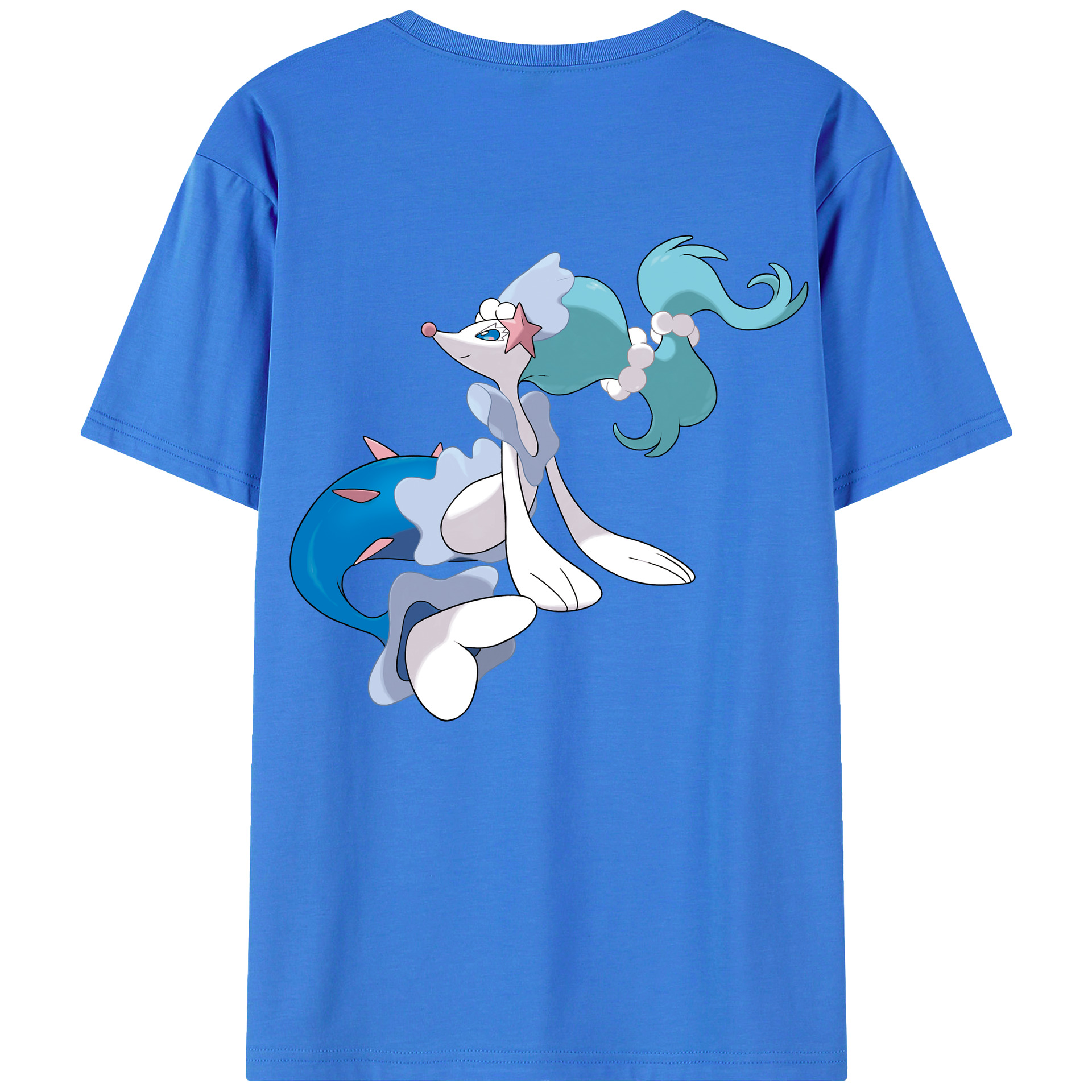 （画像用） ポケットモンスター Pokémon 綿100％ メンズ半袖Tシャツ（バックプリント） 通気性
