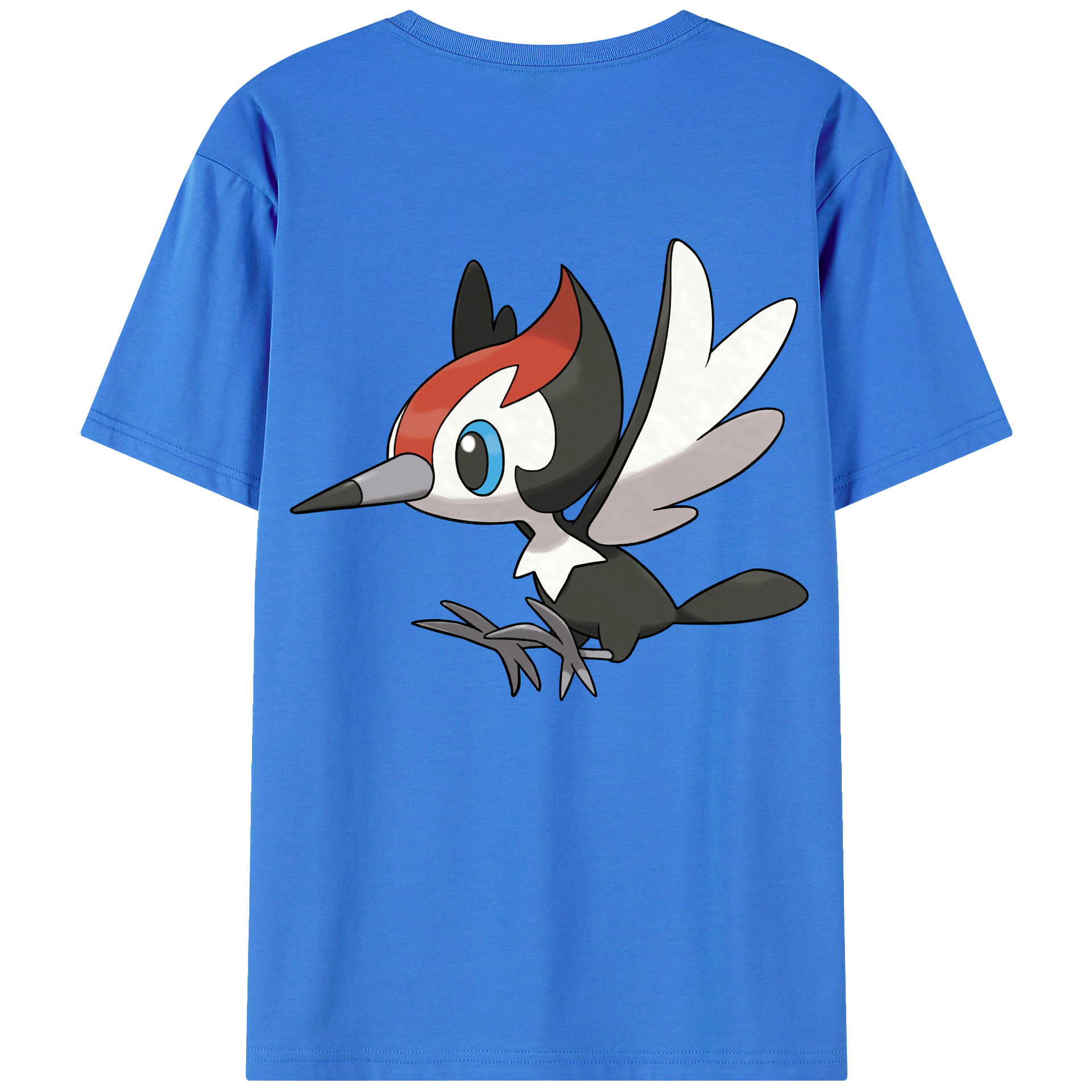 （画像用） ポケットモンスター Pokémon 綿100％ メンズ半袖Tシャツ（バックプリント） 通気性
