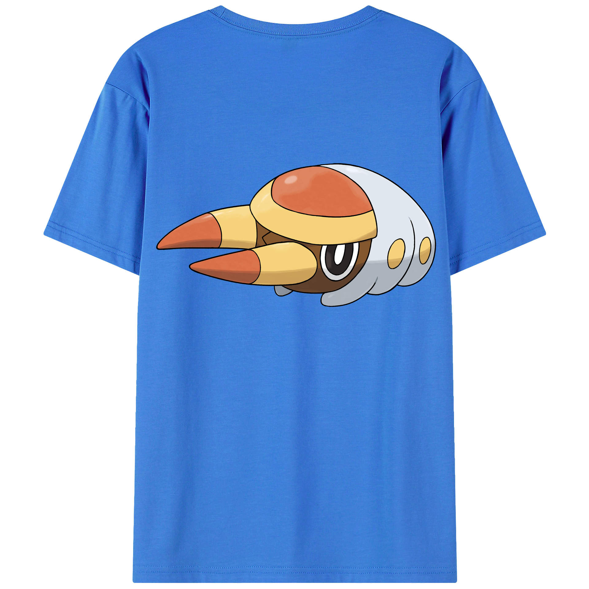 （画像用） ポケットモンスター Pokémon 綿100％ メンズ半袖Tシャツ（バックプリント） 通気性