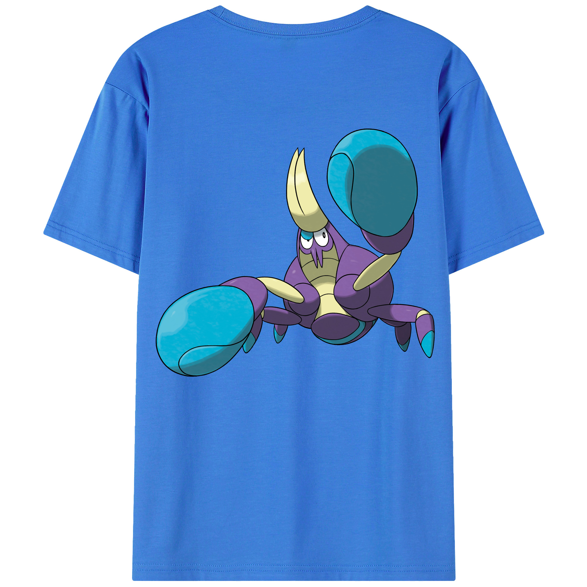 （画像用） ポケットモンスター Pokémon 綿100％ メンズ半袖Tシャツ（バックプリント） 通気性