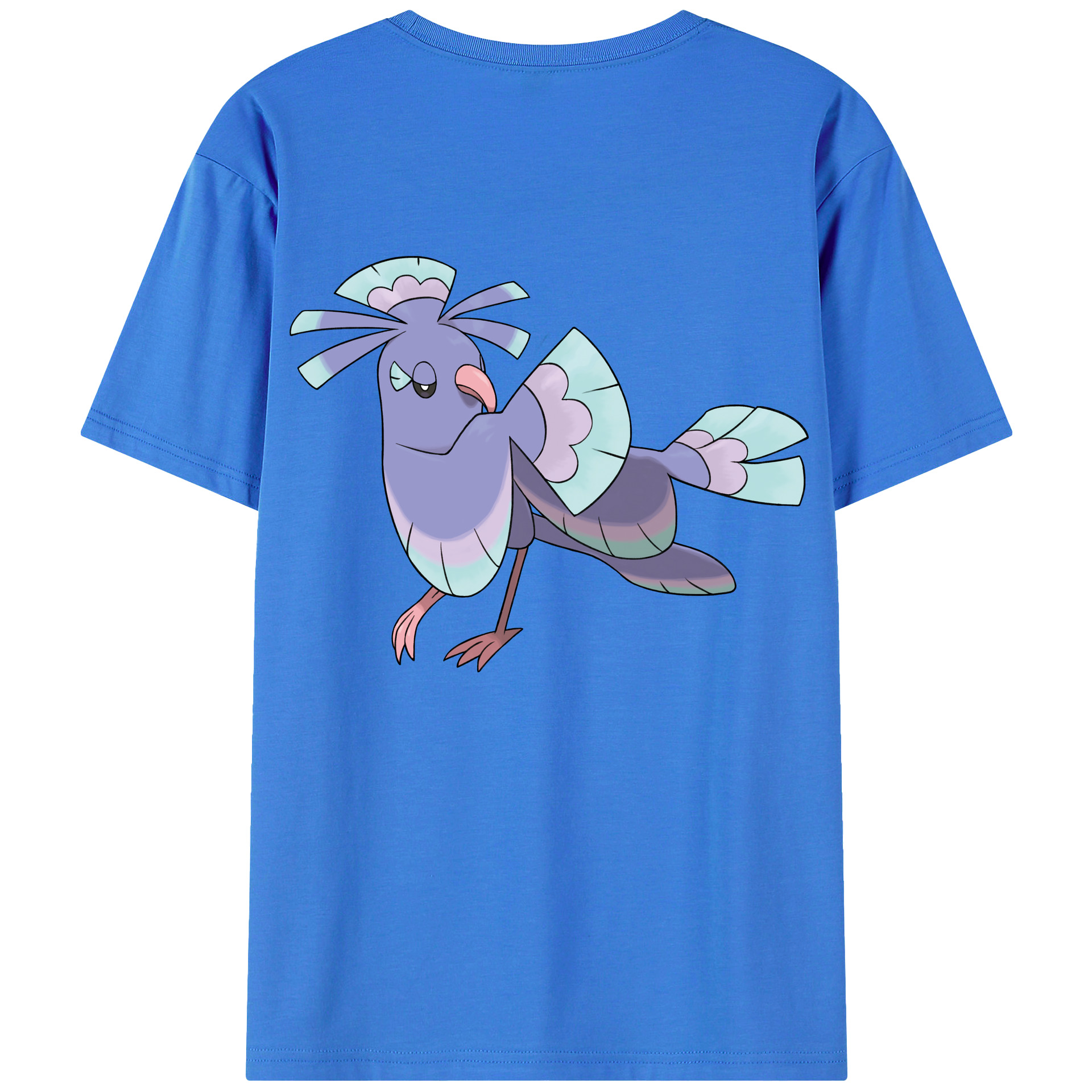 （画像用） ポケットモンスター Pokémon 綿100％ メンズ半袖Tシャツ（バックプリント） 通気性