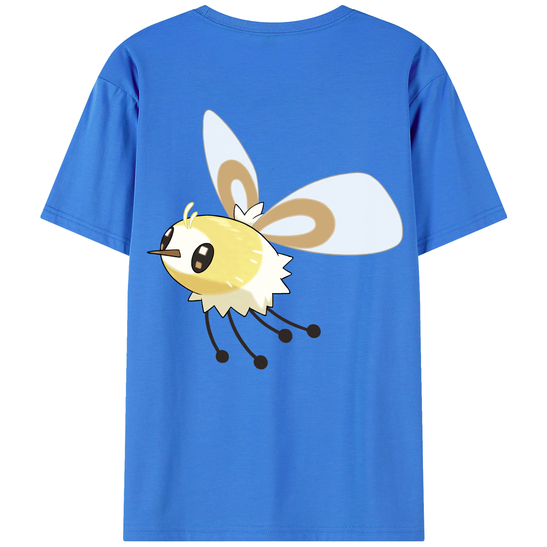 （画像用） ポケットモンスター Pokémon 綿100％ メンズ半袖Tシャツ（バックプリント） 通気性
