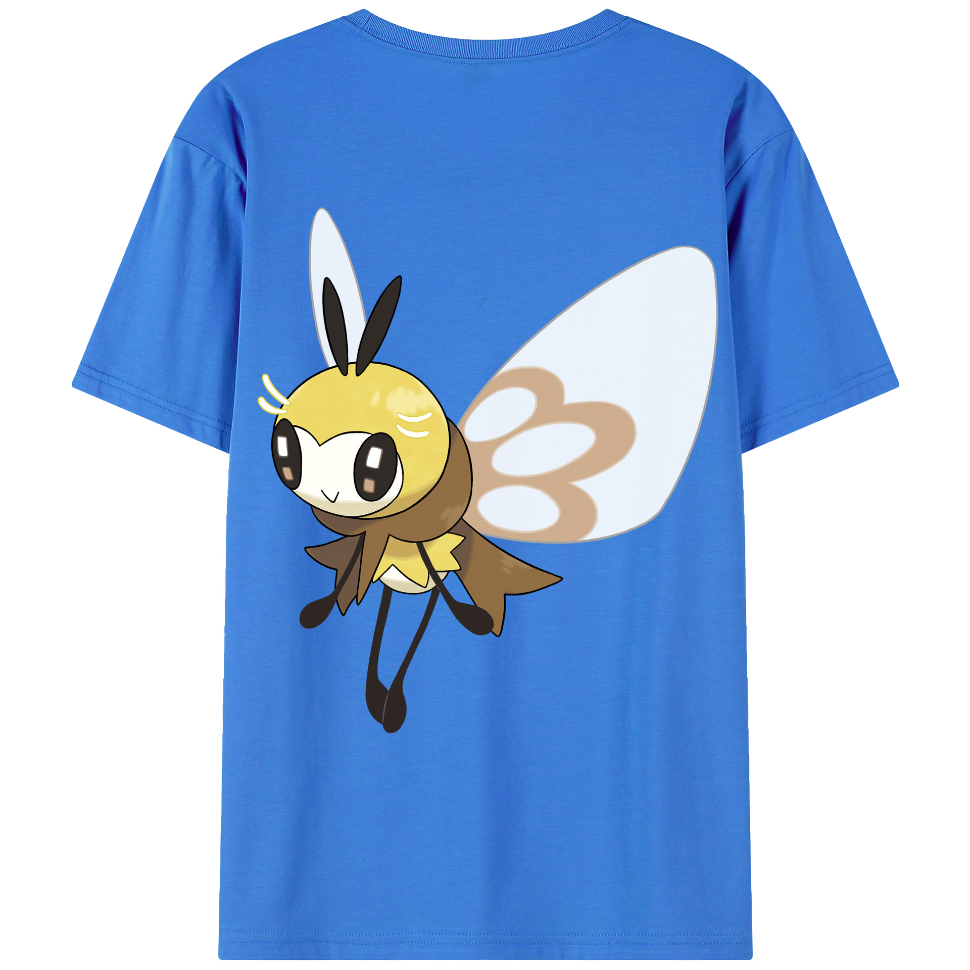 （画像用） ポケットモンスター Pokémon 綿100％ メンズ半袖Tシャツ（バックプリント） 通気性