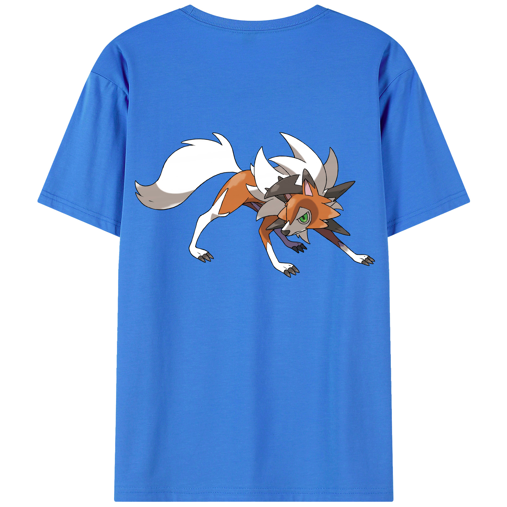 （画像用） ポケットモンスター Pokémon 綿100％ メンズ半袖Tシャツ（バックプリント） 通気性