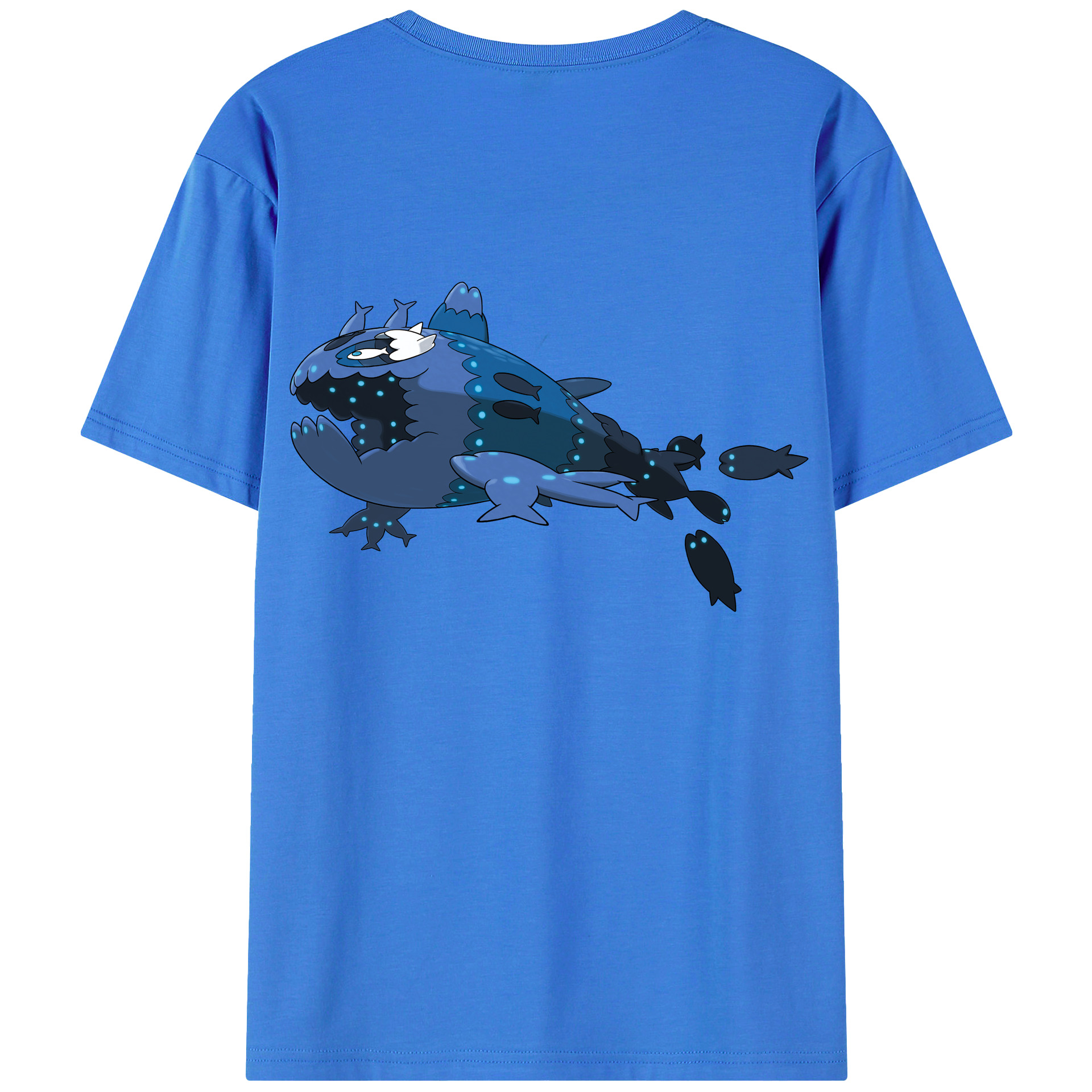 （画像用） ポケットモンスター Pokémon 綿100％ メンズ半袖Tシャツ（バックプリント） 通気性