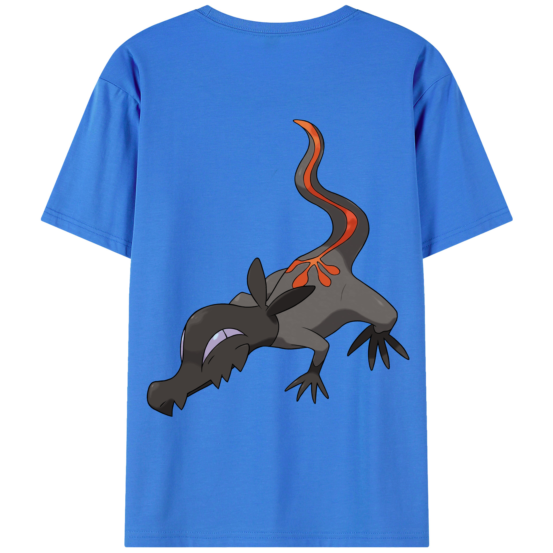 （画像用） ポケットモンスター Pokémon 綿100％ メンズ半袖Tシャツ（バックプリント） 通気性