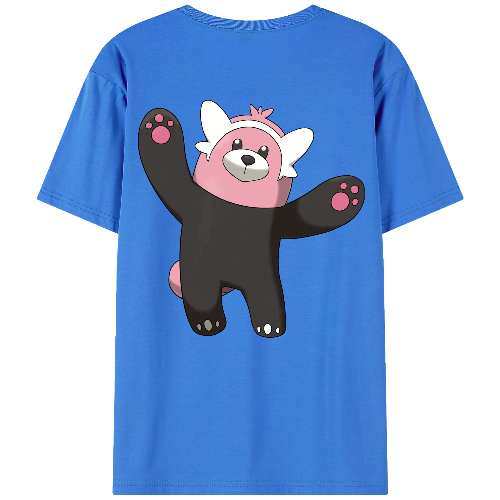 （画像用） ポケットモンスター Pokémon 綿100％ メンズ半袖Tシャツ（バックプリント） 通気性