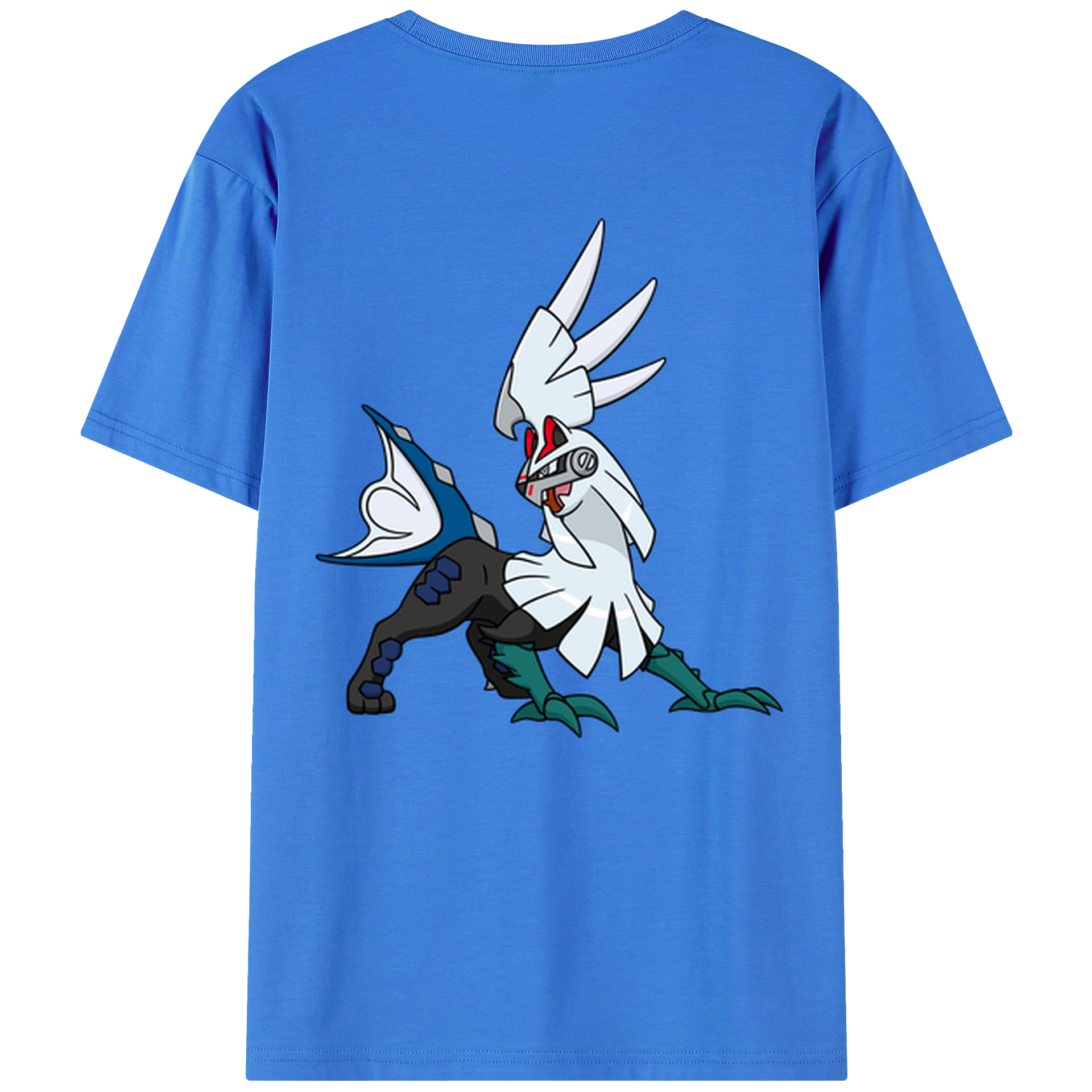 （画像用） ポケットモンスター Pokémon 綿100％ メンズ半袖Tシャツ（バックプリント） 通気性