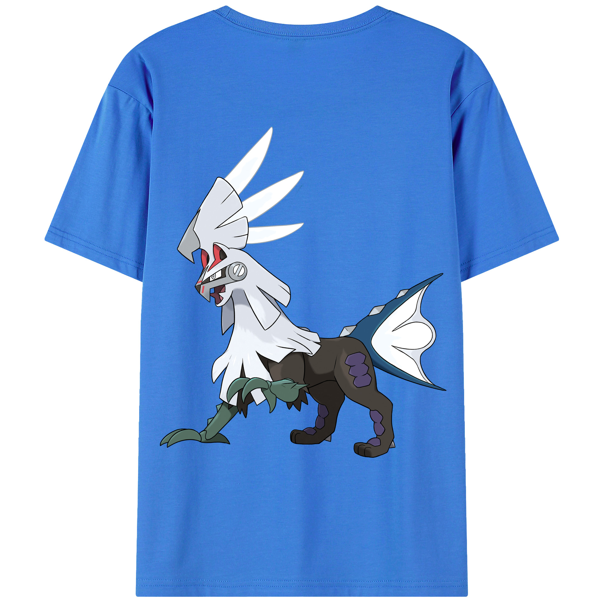 （画像用） ポケットモンスター Pokémon 綿100％ メンズ半袖Tシャツ（バックプリント） 通気性
