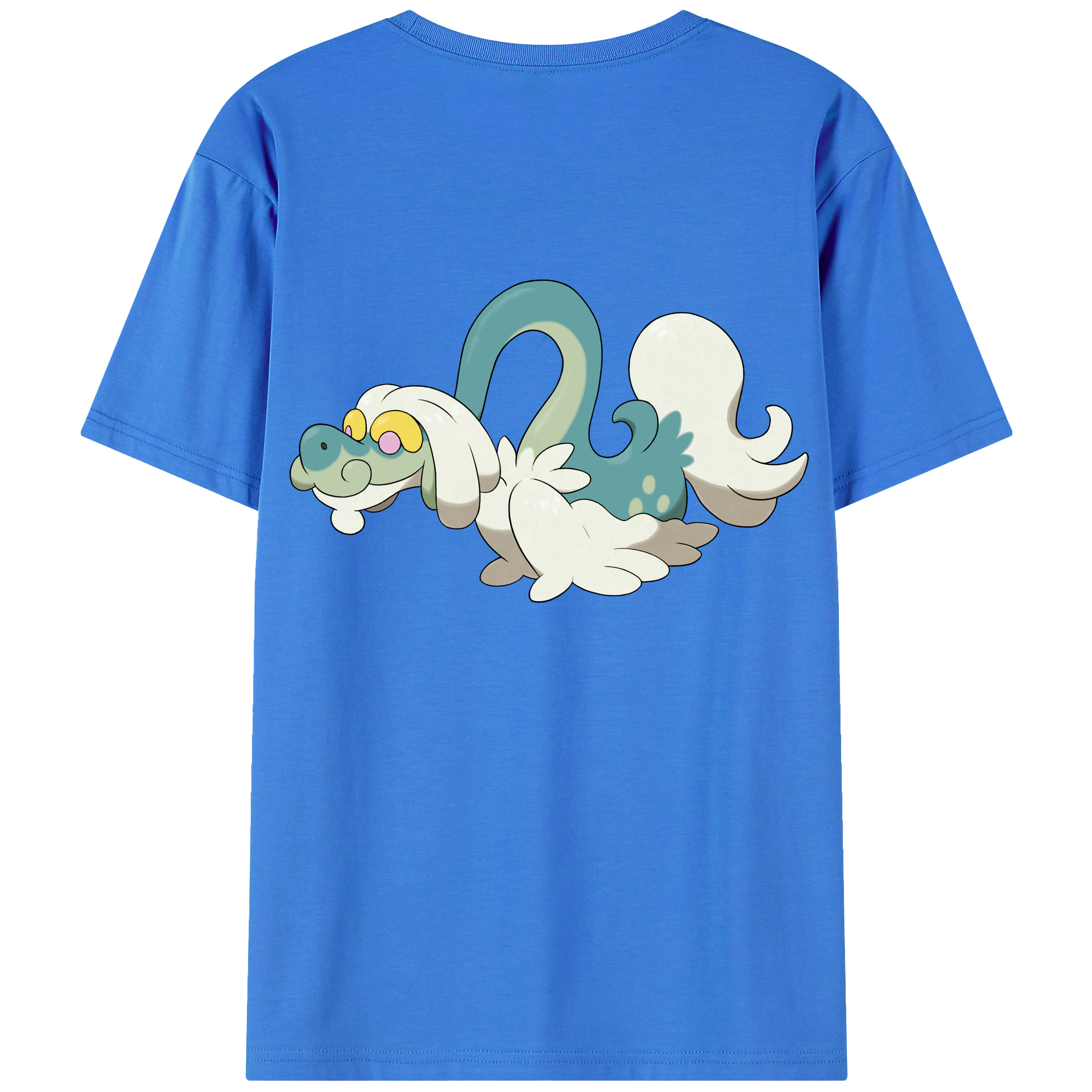 （画像用） ポケットモンスター Pokémon 綿100％ メンズ半袖Tシャツ（バックプリント） 通気性