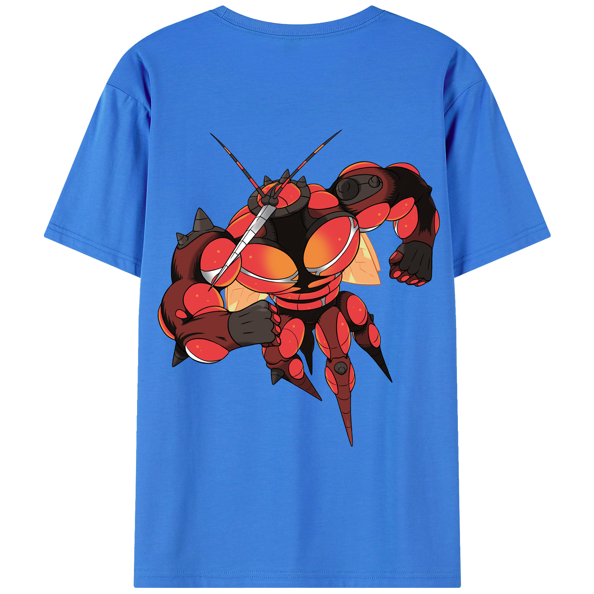 （画像用） ポケットモンスター Pokémon 綿100％ メンズ半袖Tシャツ（バックプリント） 通気性