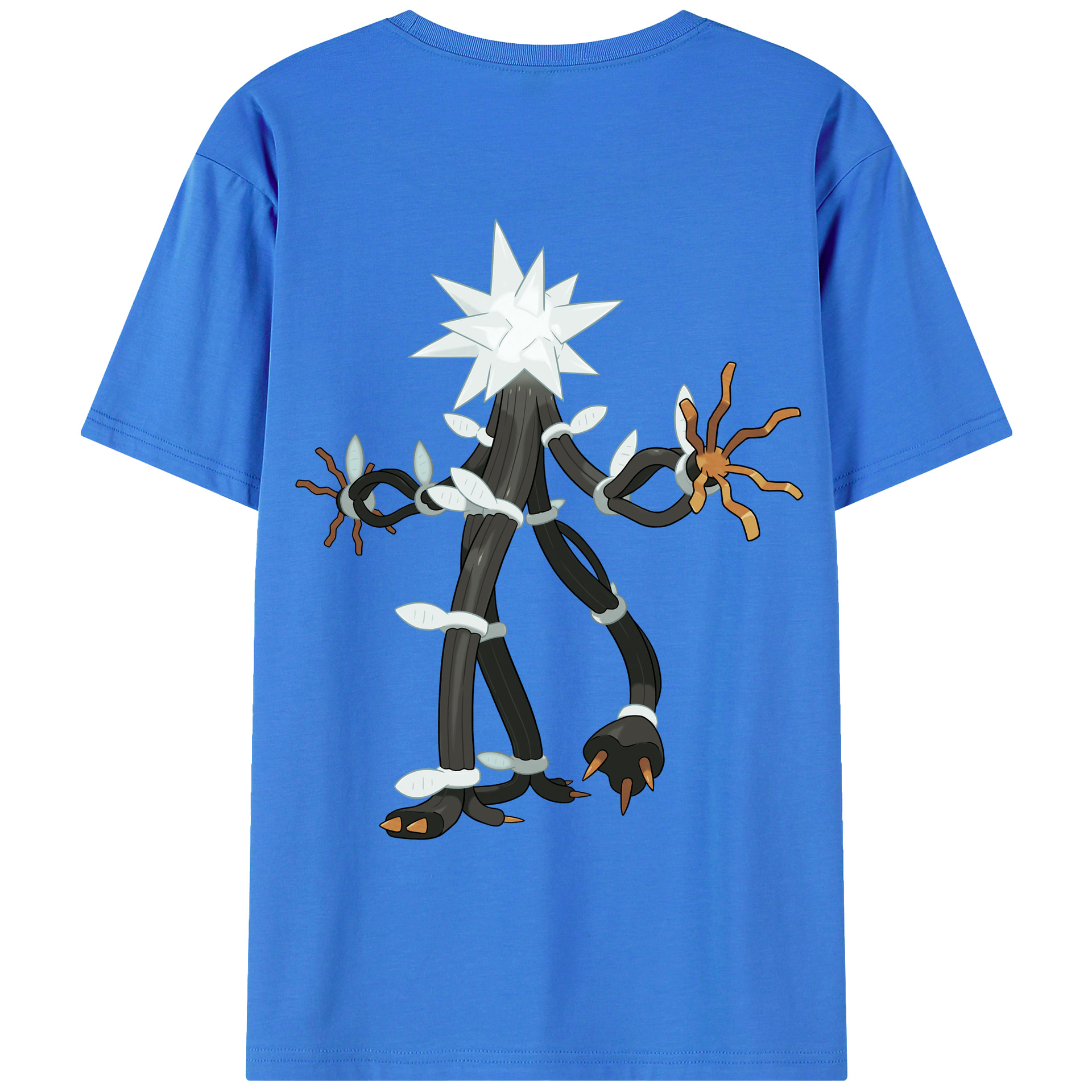 （画像用） ポケットモンスター Pokémon 綿100％ メンズ半袖Tシャツ（バックプリント） 通気性