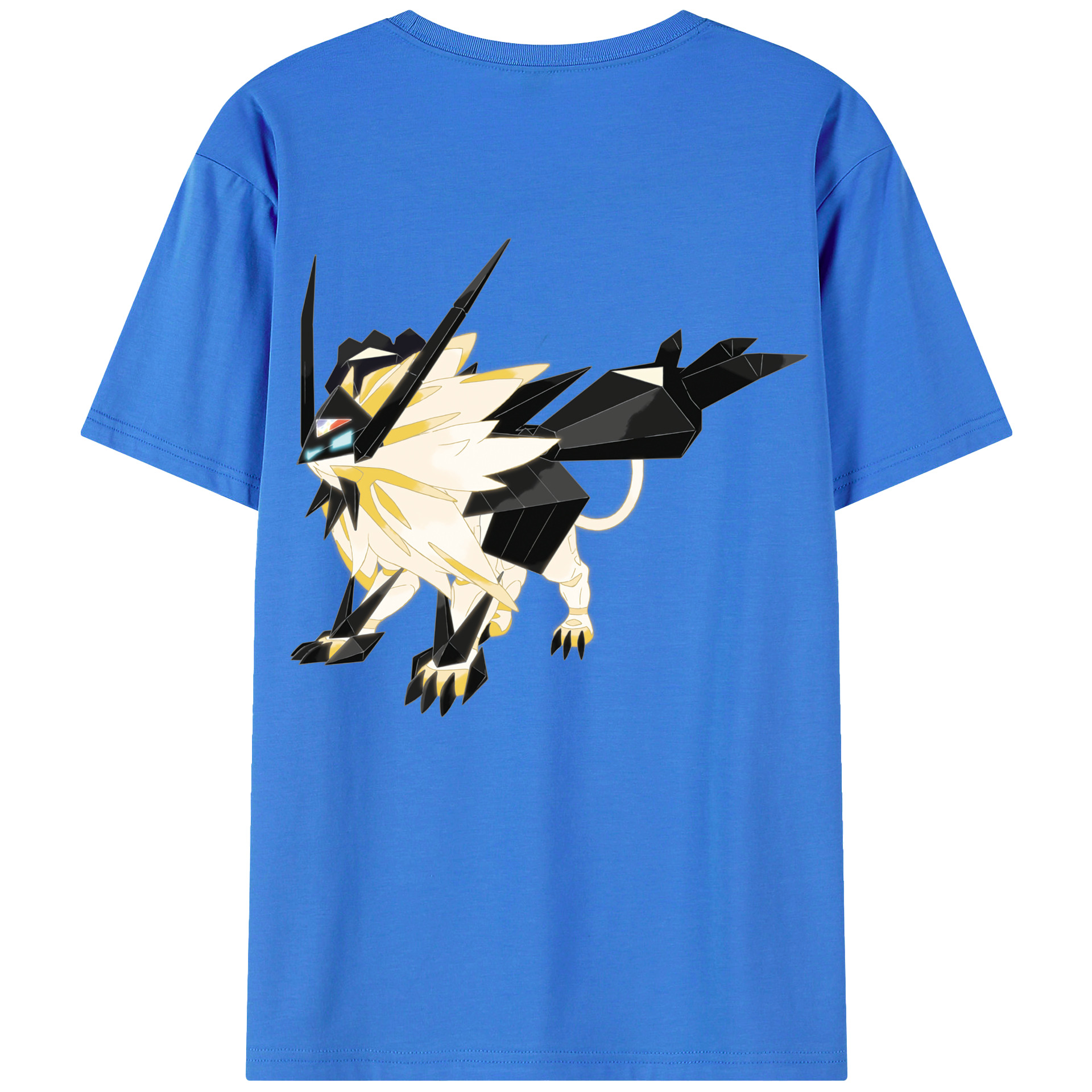（画像用） ポケットモンスター Pokémon 綿100％ メンズ半袖Tシャツ（バックプリント） 通気性