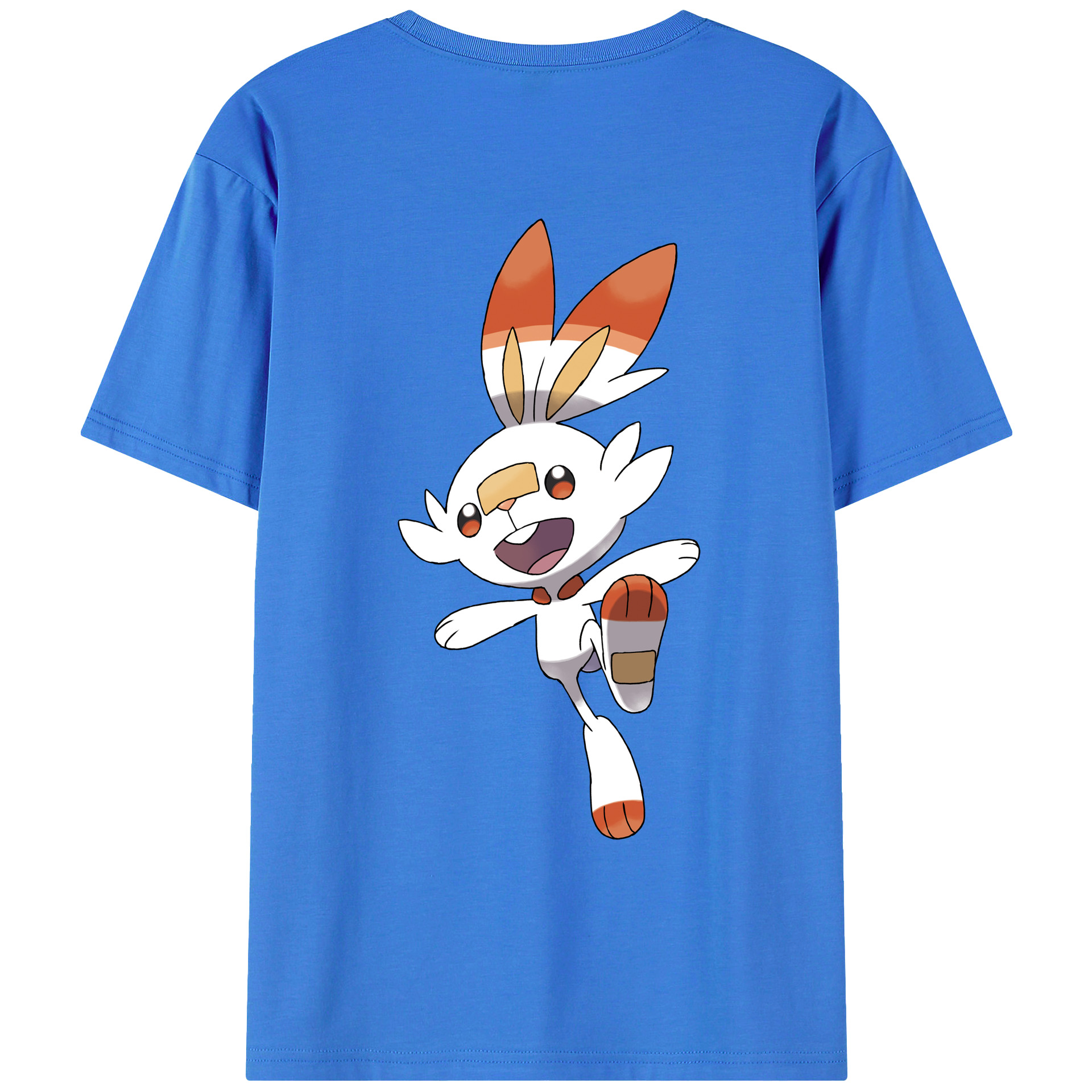 （画像用） ポケットモンスター Pokémon 綿100％ メンズ半袖Tシャツ（バックプリント） 通気性