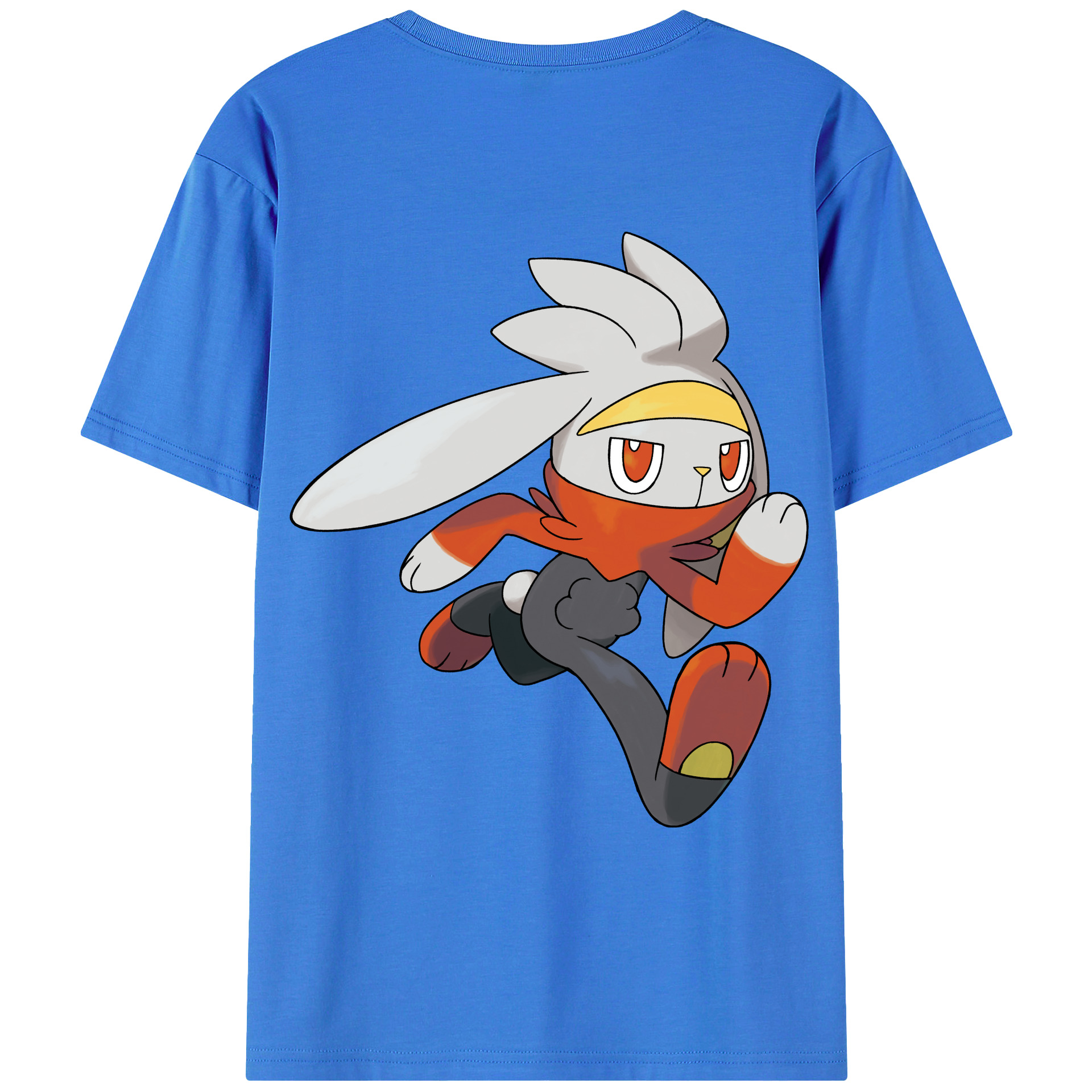 （画像用） ポケットモンスター Pokémon 綿100％ メンズ半袖Tシャツ（バックプリント） 通気性