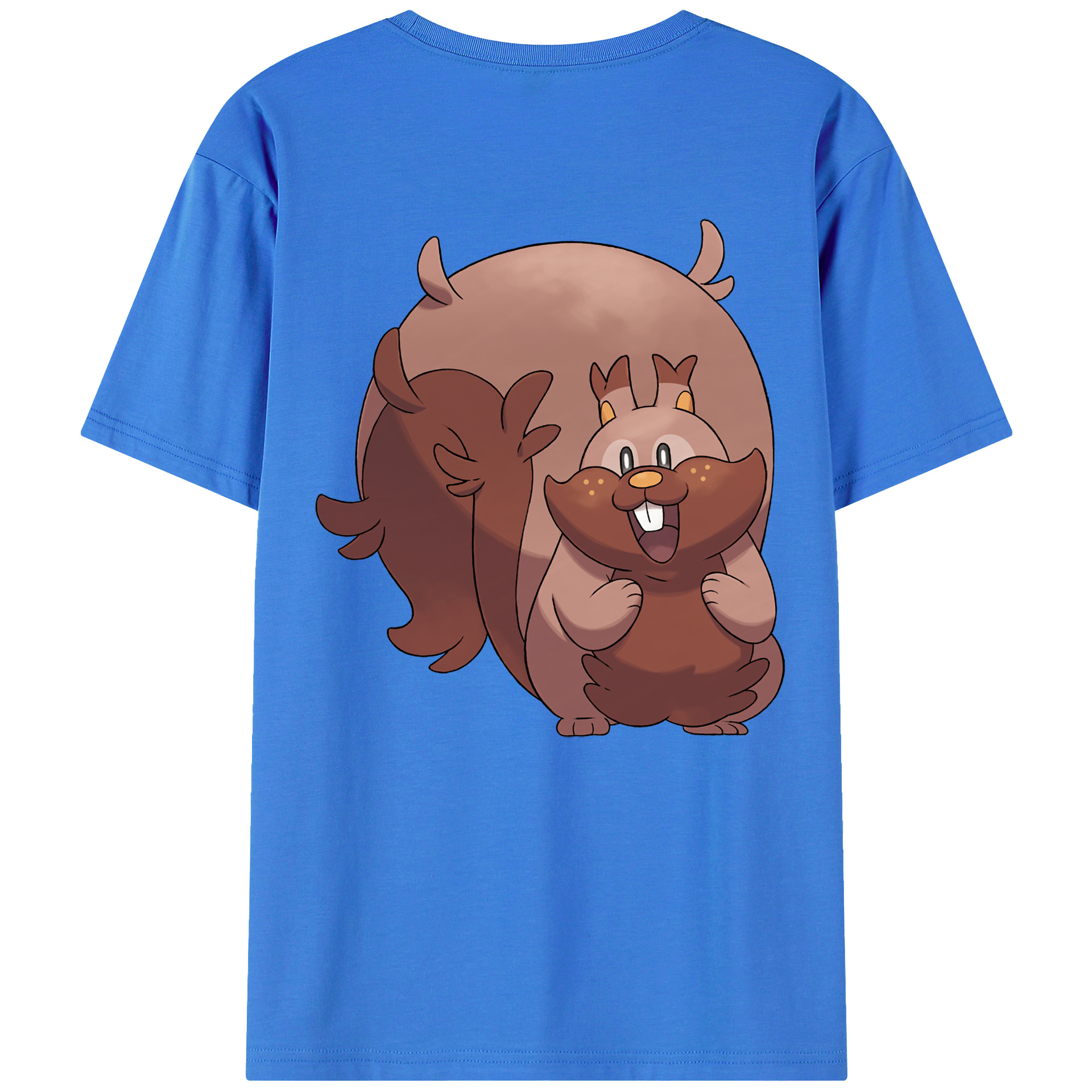 （画像用） ポケットモンスター Pokémon 綿100％ メンズ半袖Tシャツ（バックプリント） 通気性