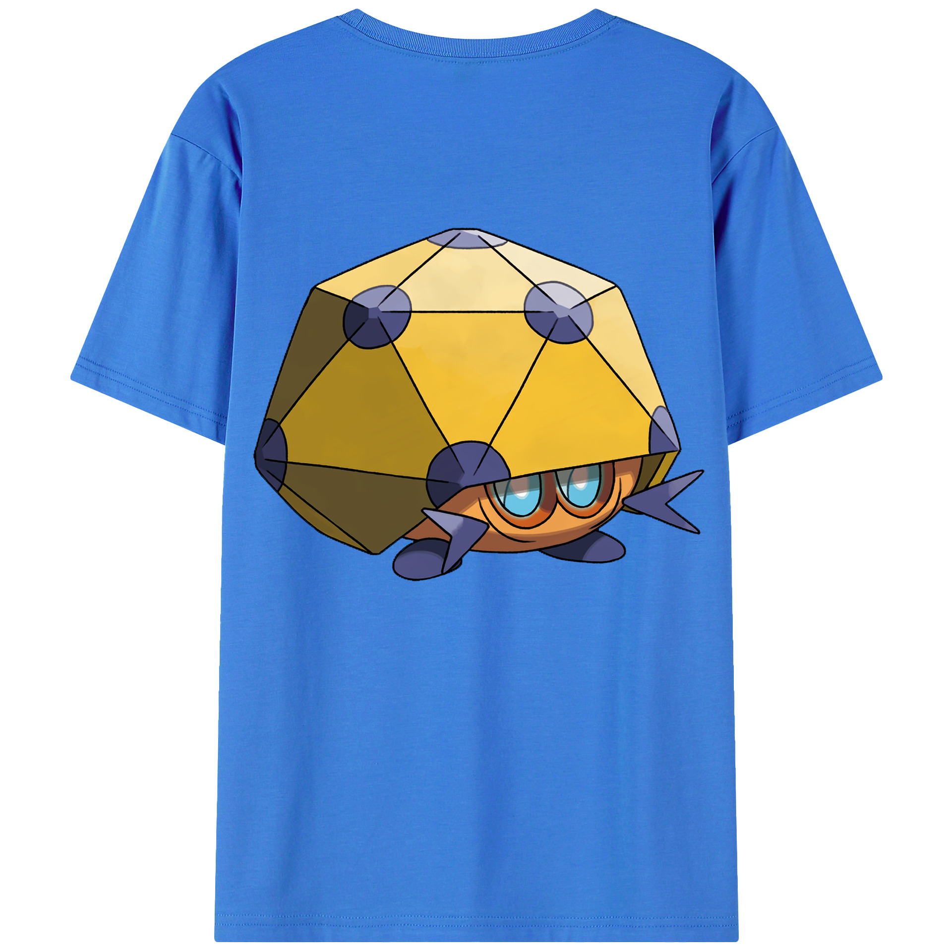（画像用） ポケットモンスター Pokémon 綿100％ メンズ半袖Tシャツ（バックプリント） 通気性