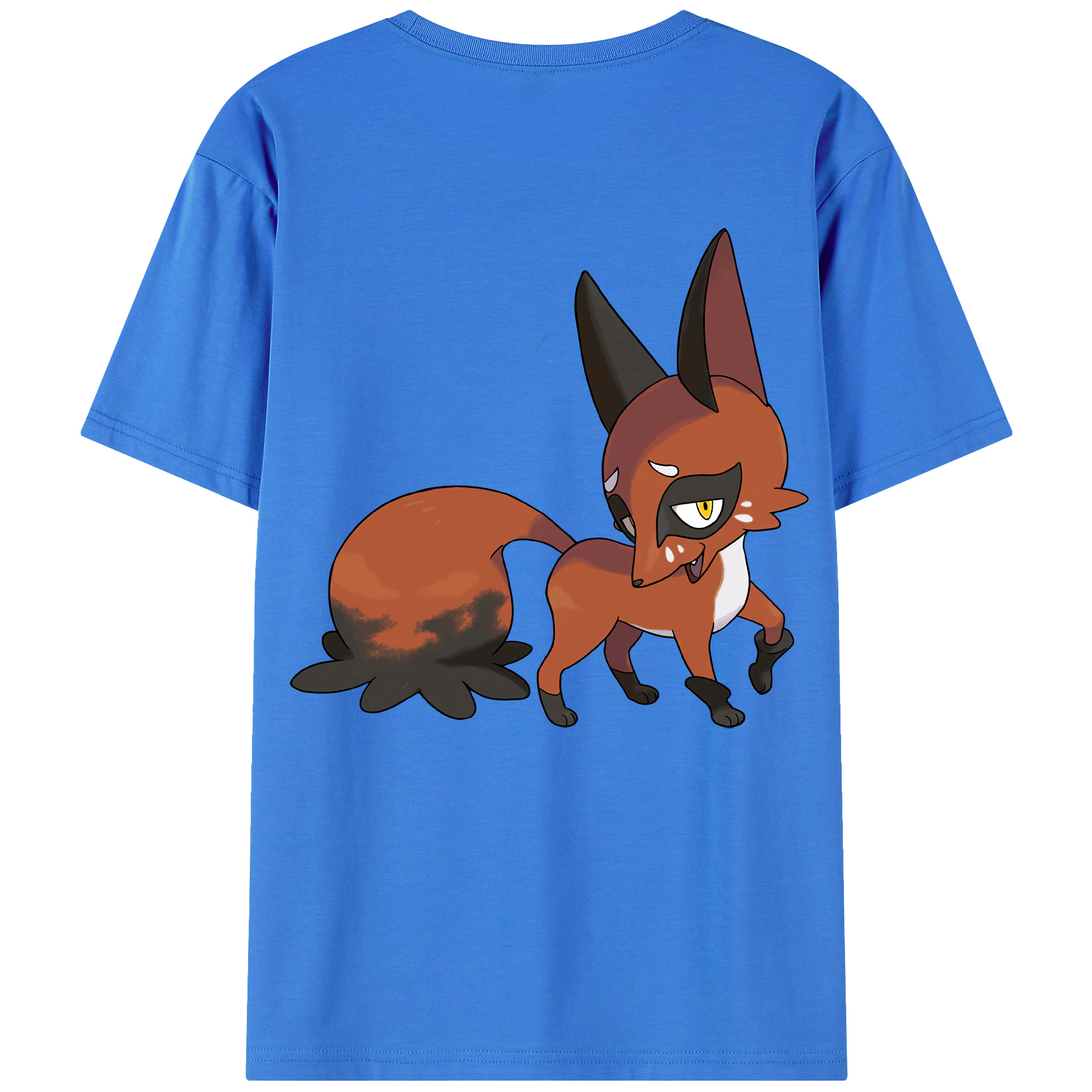 （画像用） ポケットモンスター Pokémon 綿100％ メンズ半袖Tシャツ（バックプリント） 通気性