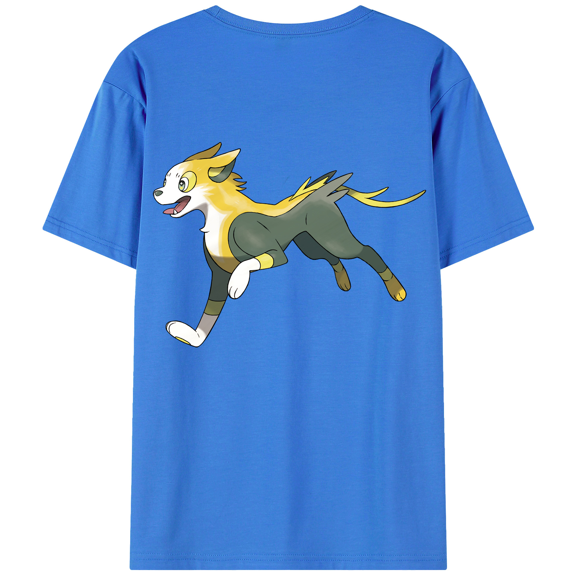 （画像用） ポケットモンスター Pokémon 綿100％ メンズ半袖Tシャツ（バックプリント） 通気性