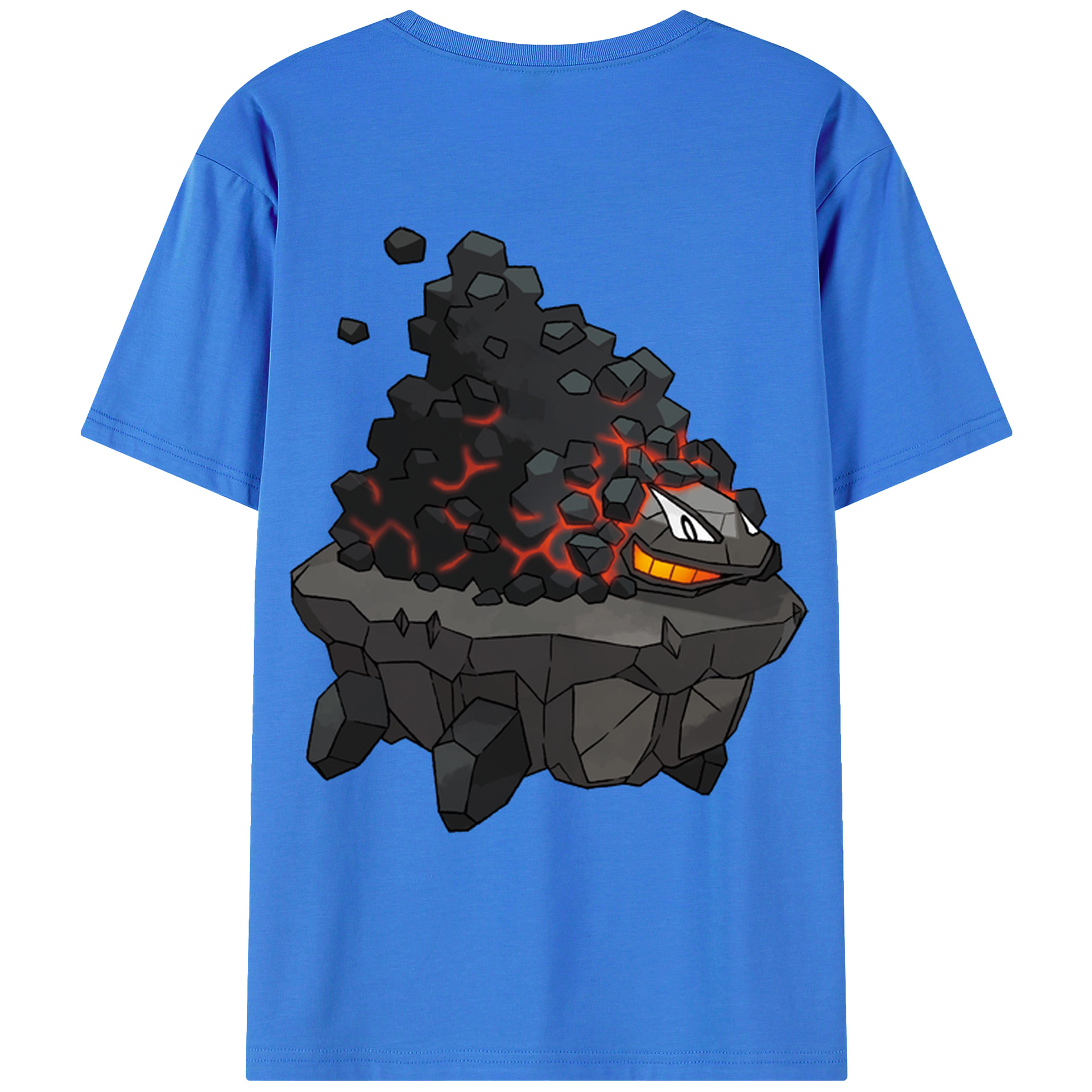 （画像用） ポケットモンスター Pokémon 綿100％ メンズ半袖Tシャツ（バックプリント） 通気性