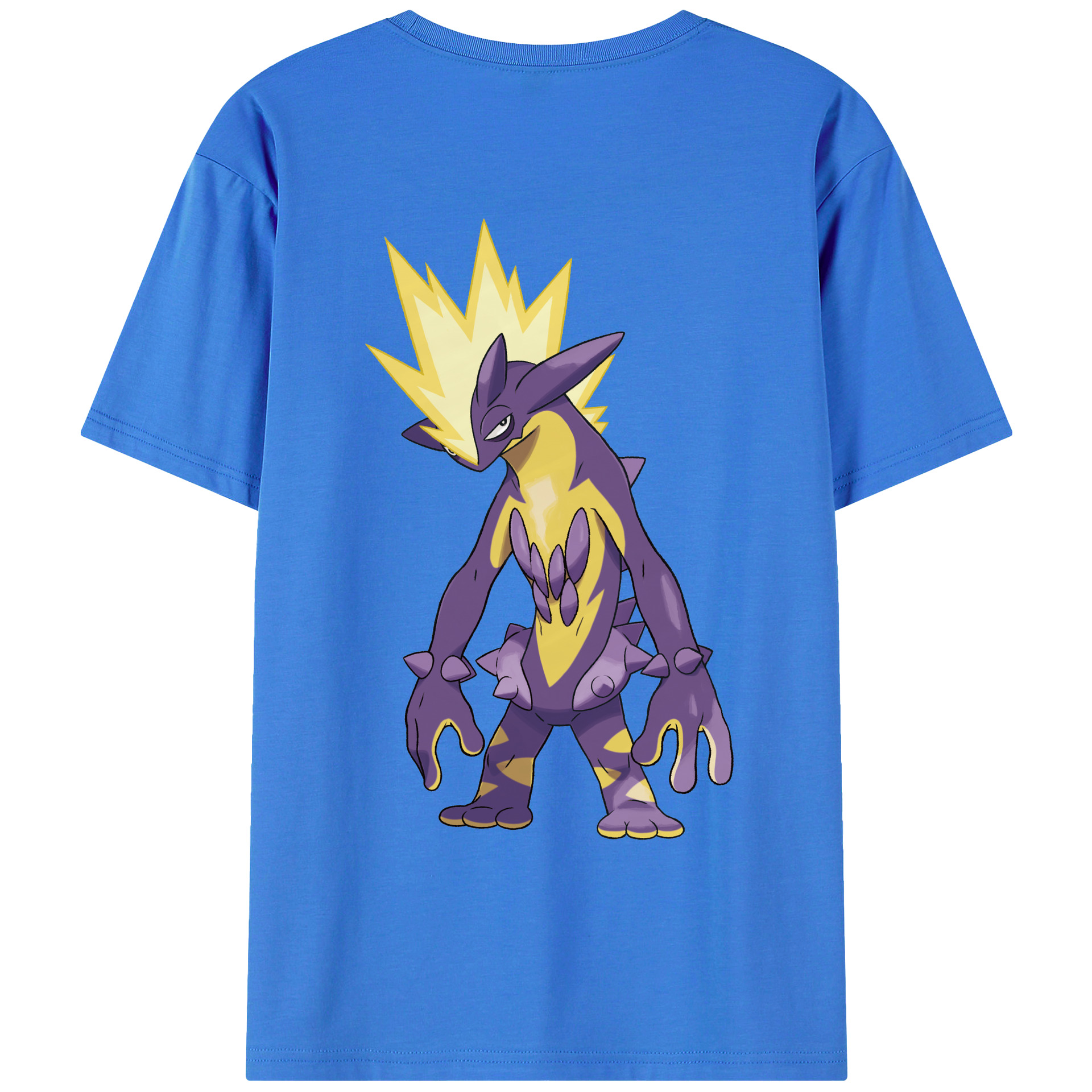 （画像用） ポケットモンスター Pokémon 綿100％ メンズ半袖Tシャツ（バックプリント） 通気性