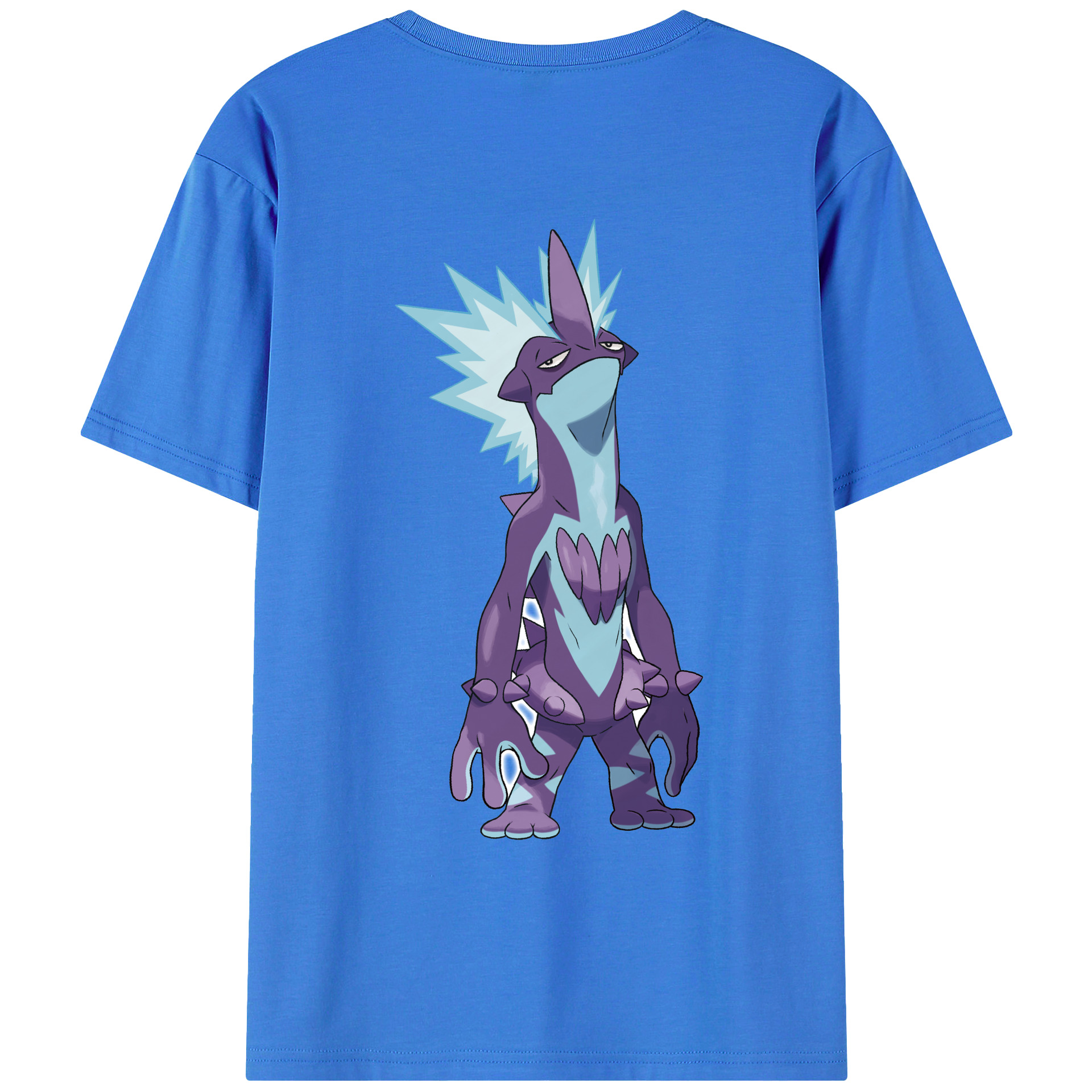 （画像用） ポケットモンスター Pokémon 綿100％ メンズ半袖Tシャツ（バックプリント） 通気性