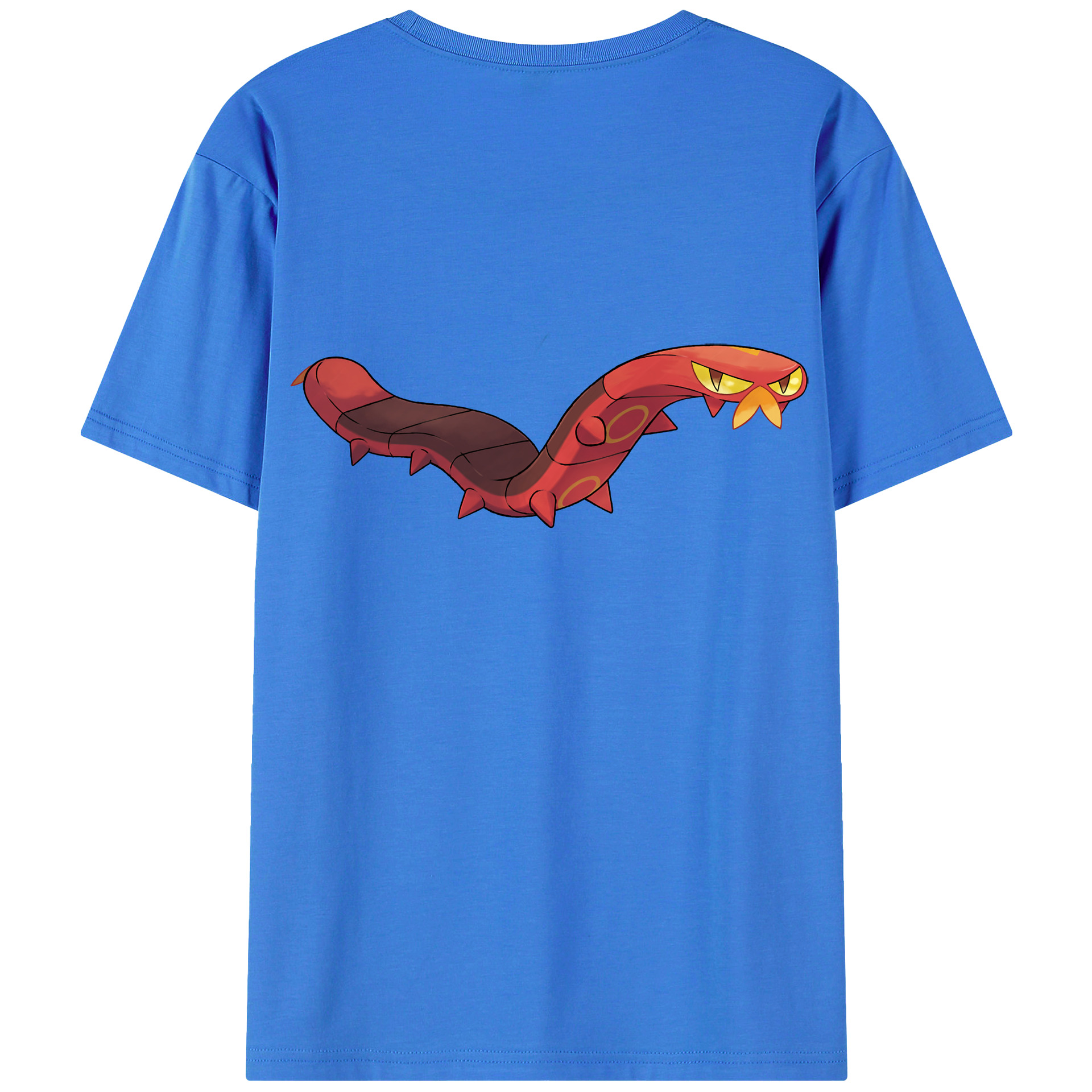 （画像用） ポケットモンスター Pokémon 綿100％ メンズ半袖Tシャツ（バックプリント） 通気性