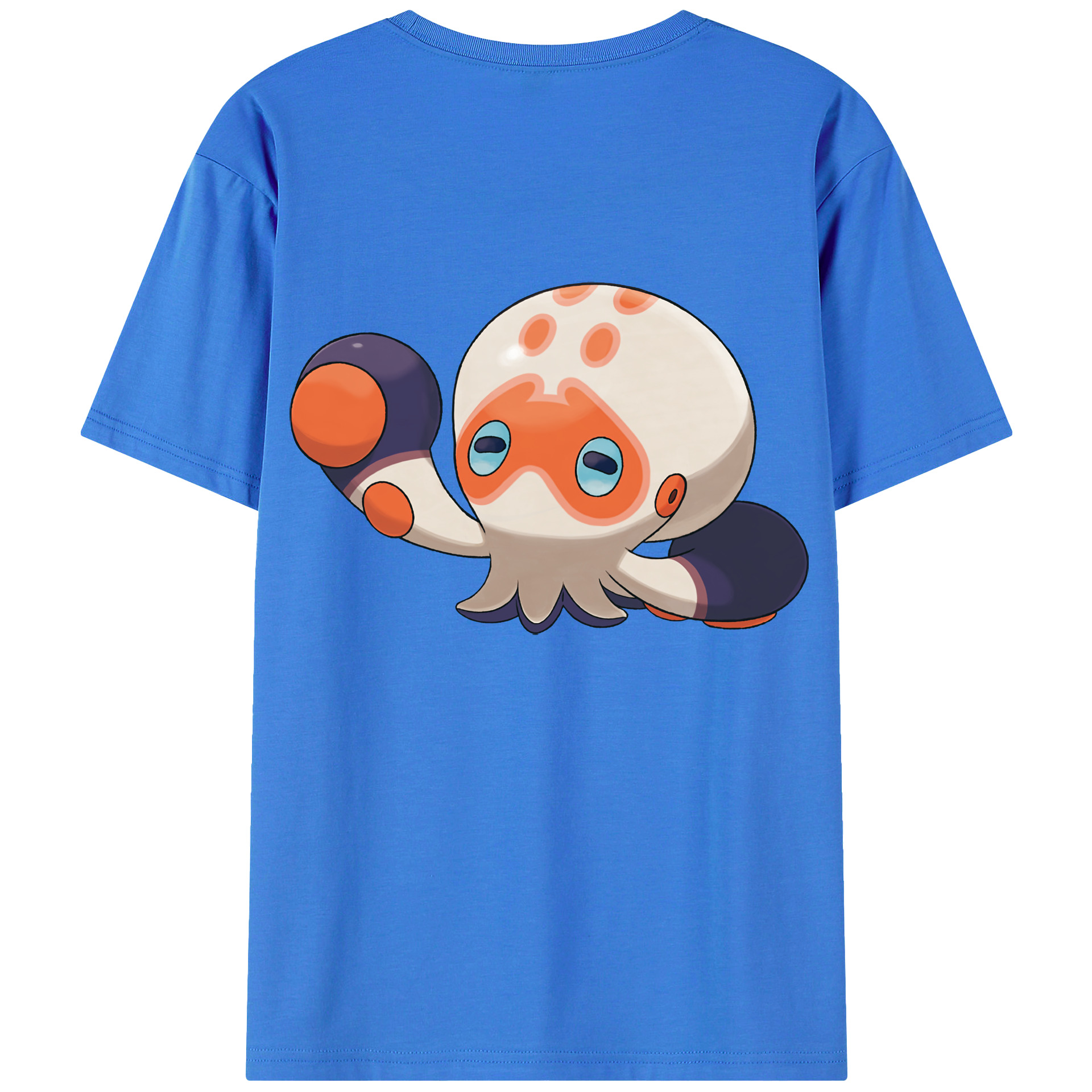 （画像用） ポケットモンスター Pokémon 綿100％ メンズ半袖Tシャツ（バックプリント） 通気性