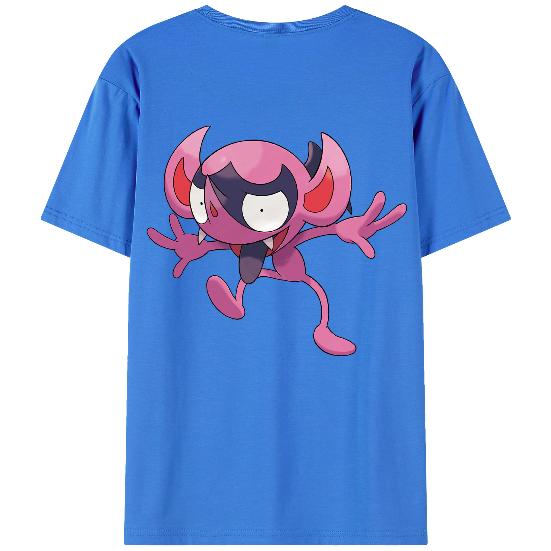 （画像用） ポケットモンスター Pokémon 綿100％ メンズ半袖Tシャツ（バックプリント） 通気性