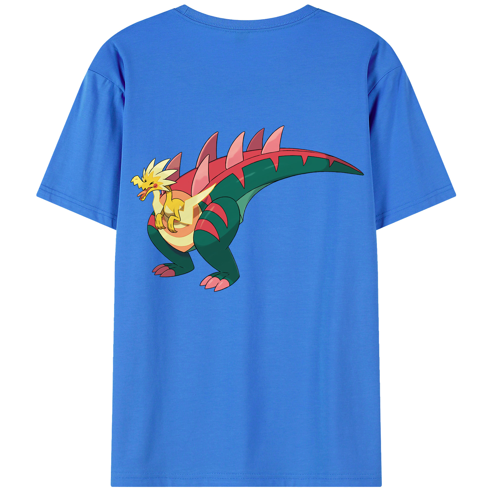（画像用） ポケットモンスター Pokémon 綿100％ メンズ半袖Tシャツ（バックプリント） 通気性