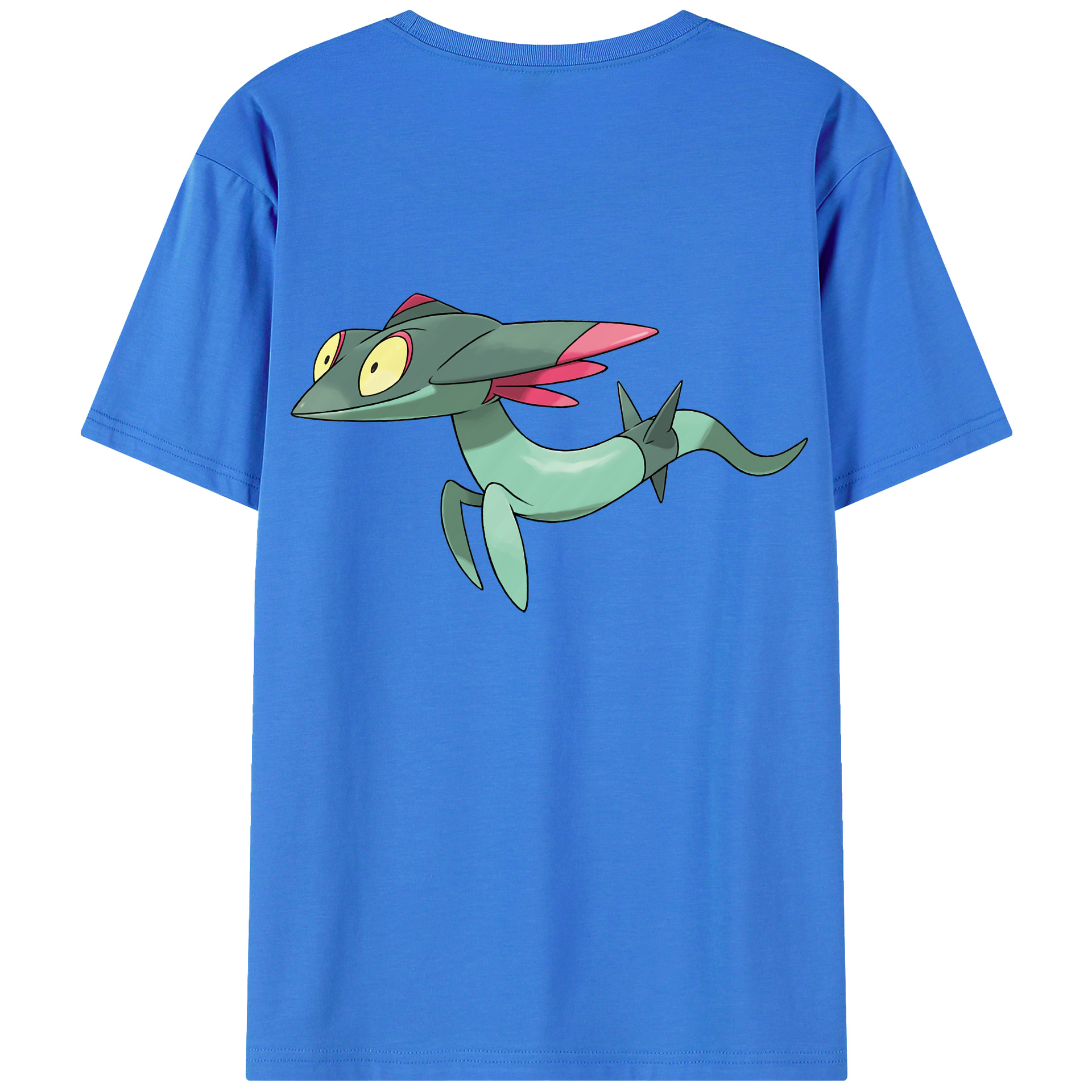 （画像用） ポケットモンスター Pokémon 綿100％ メンズ半袖Tシャツ（バックプリント） 通気性