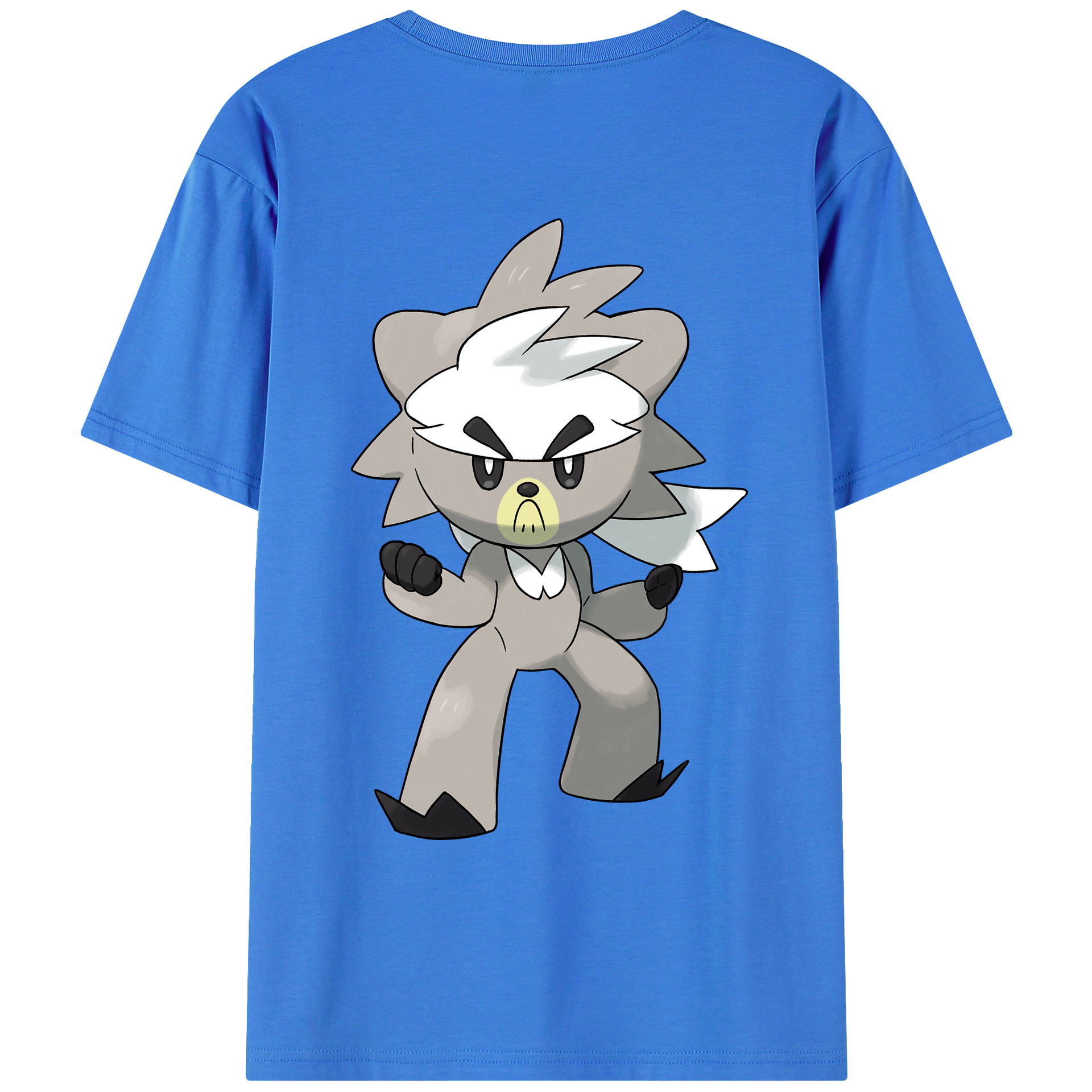 （画像用） ポケットモンスター Pokémon 綿100％ メンズ半袖Tシャツ（バックプリント） 通気性